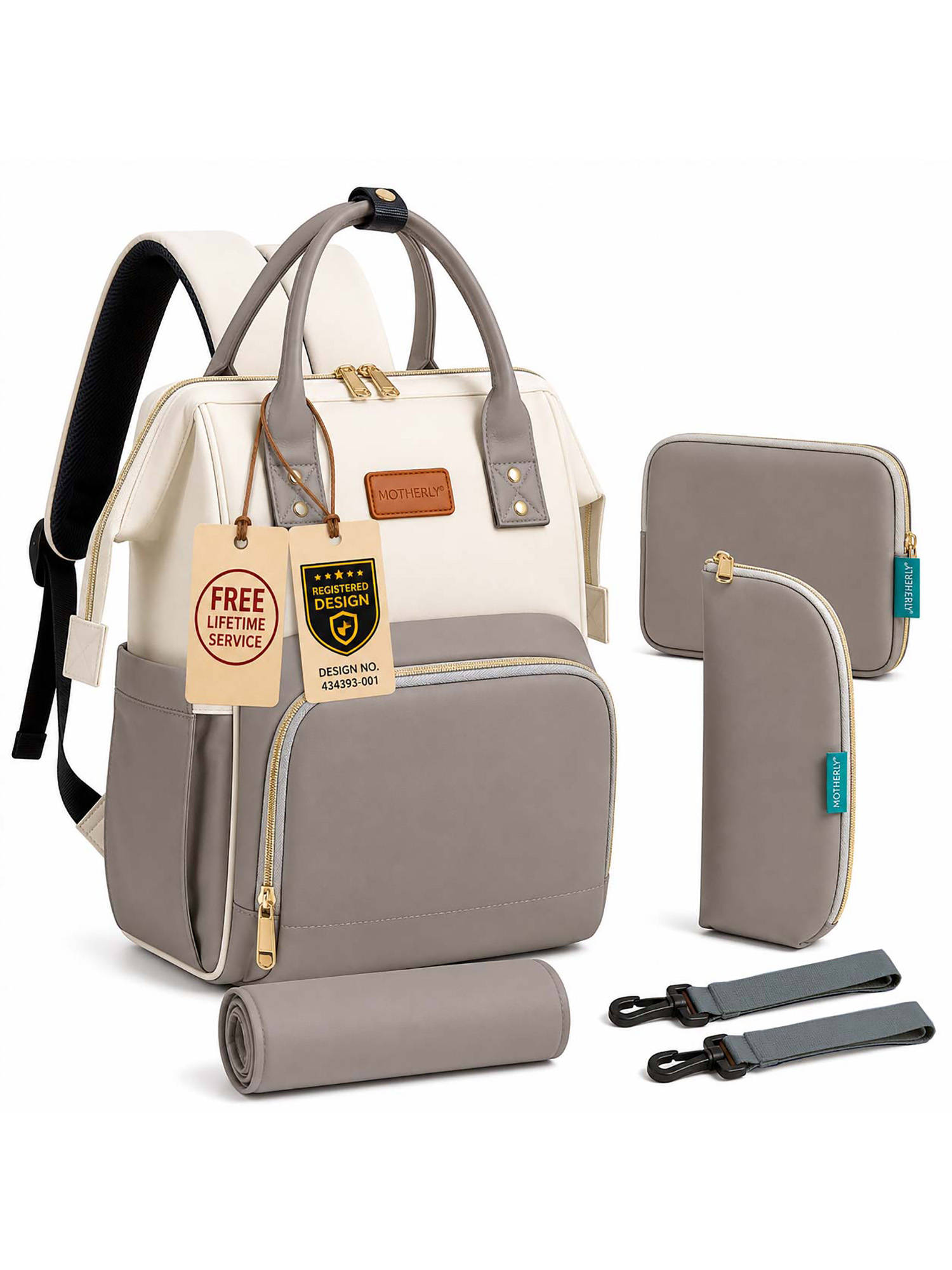 Motherly Envy Combo Diaper Bag for Mothers for Travel With Accessories