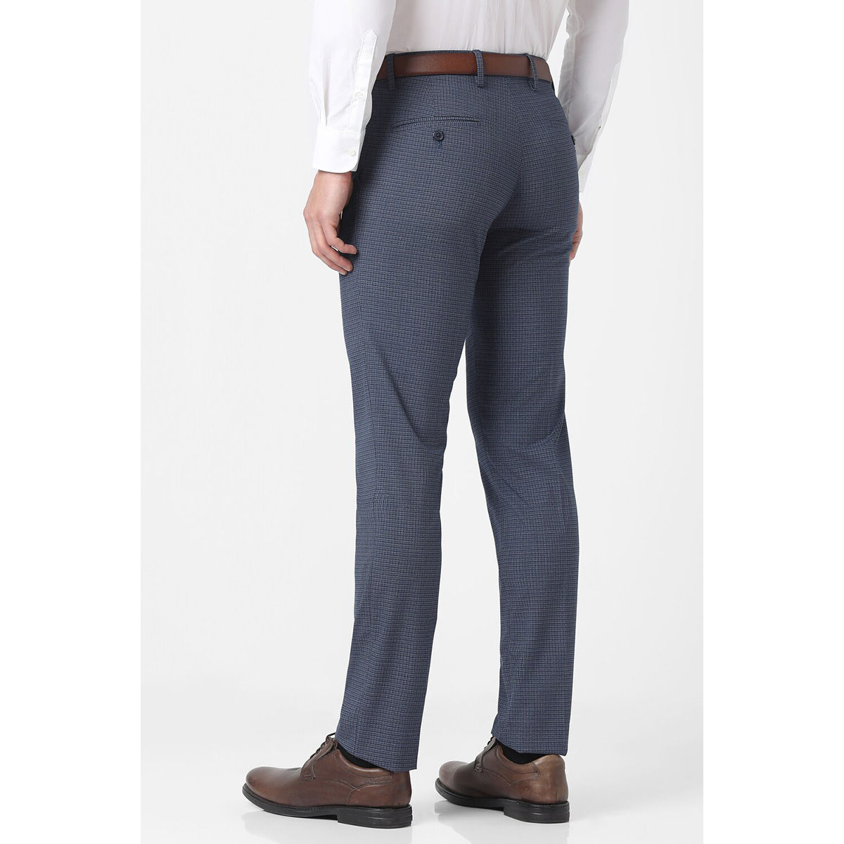 Buy U.S. Polo Assn. Mid Rise Check Casual Trousers - NNNOW.com