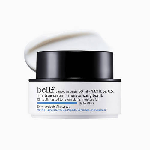 belif Moisturizing Bomb Cream-Vegan Korean Face Cream with Ceramides & Peptides For Barrier Repair