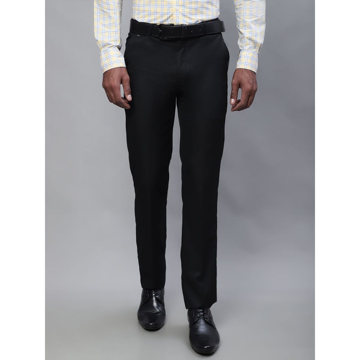 Buy Cantabil Men's Fawn Formal Trousers online