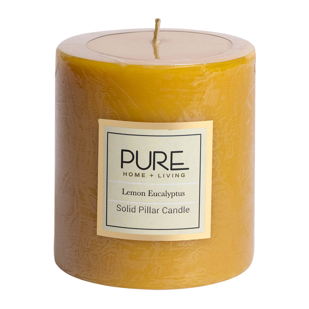 Pure Home + Living Large White Vanilla Pillar Candle (1) Buy Pure Home