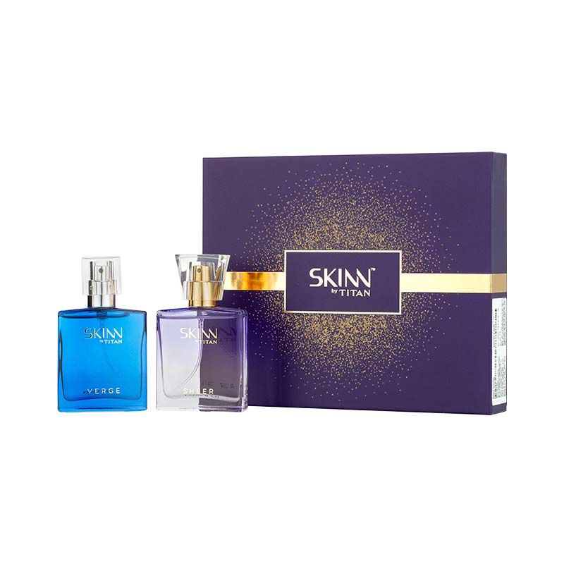 Skinn By Titan Verge and Sheer Nos Perfume For Pair EDP