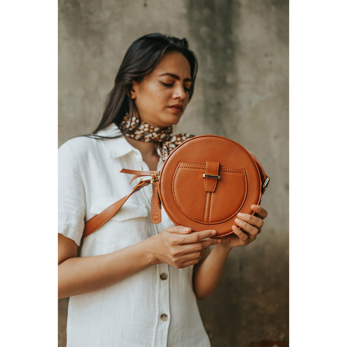 Buy RASHKI TERRA Round Sling Bag Online