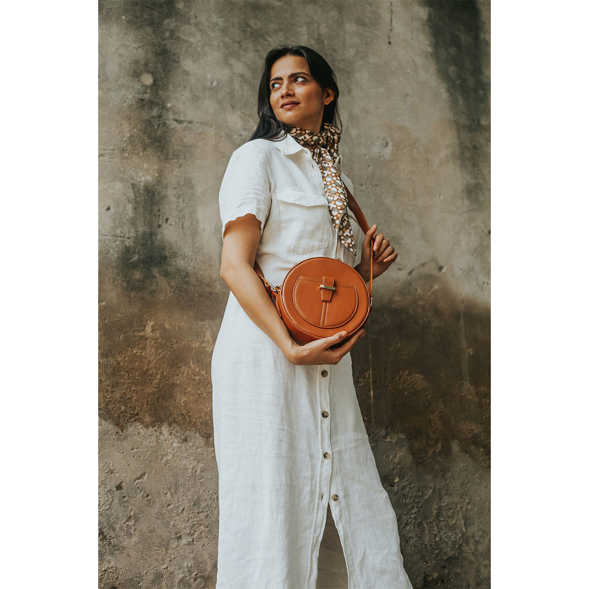 Buy RASHKI TERRA Round Sling Bag Online