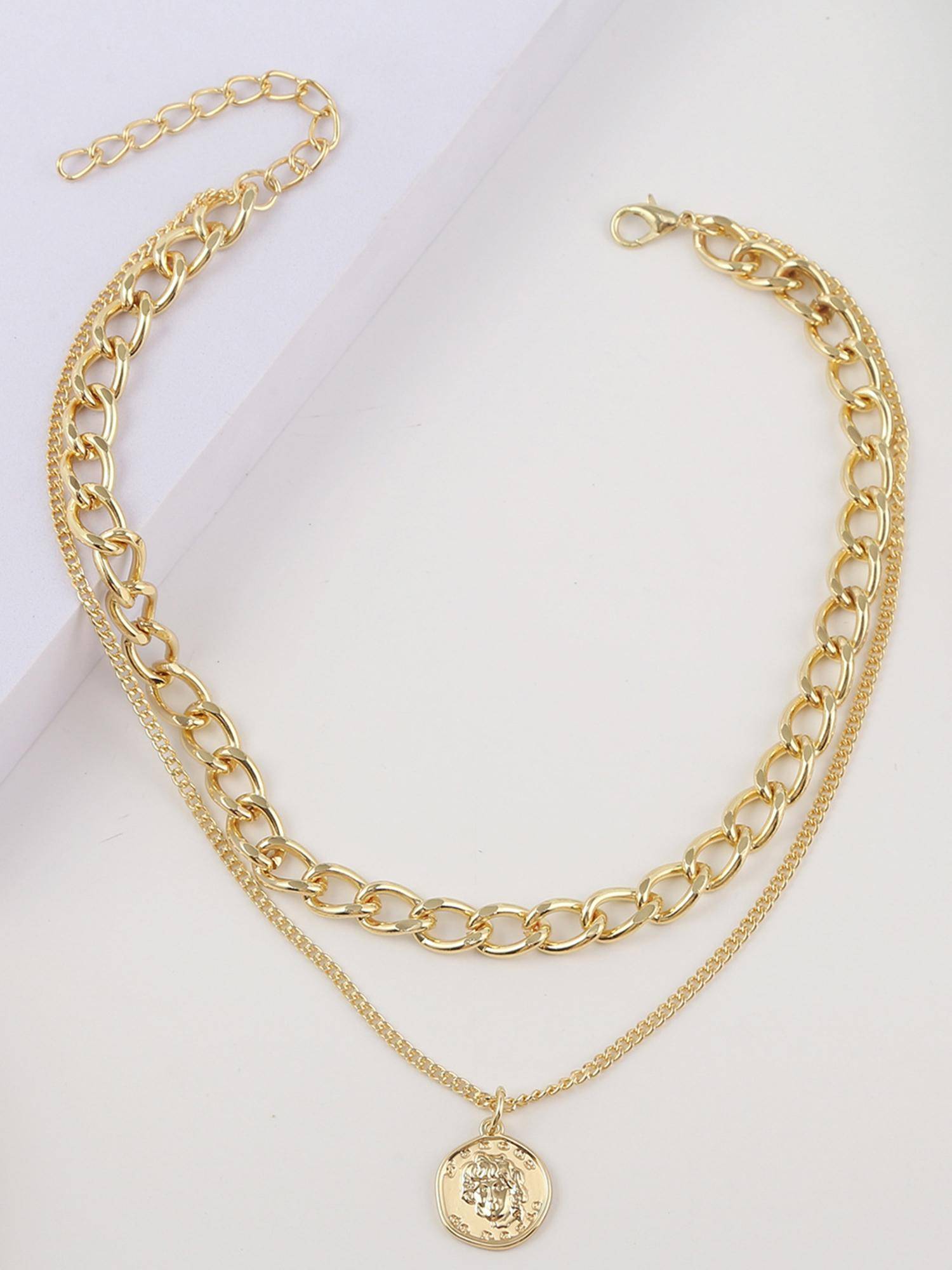 Peora Gold Plated Necklace Fashion Wear Stylish Gift Forand Women
