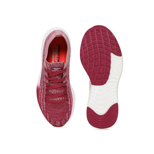 Buy Red Tape Textured Pink Walking Shoes Online