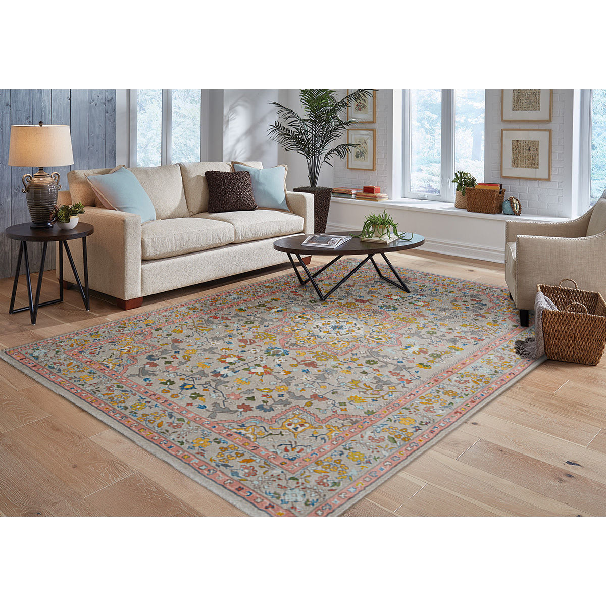 Ddecor Live Beautiful Multi PolypropyleneLargeRugBloom Buy Ddecor