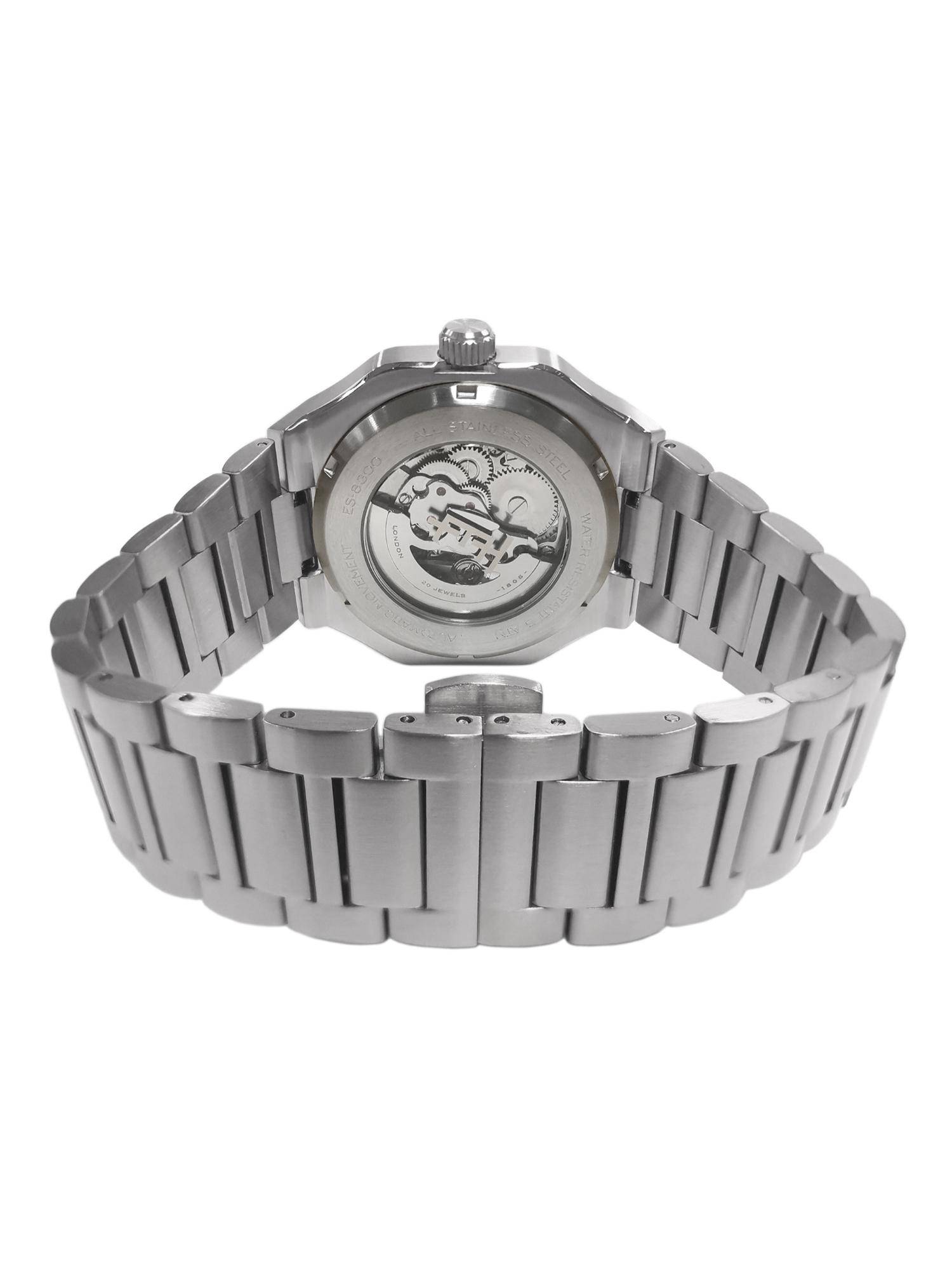 Buy Earnshaw Men Exeter Skeleton Automatic Brown Dial Analog Watch - ES ...