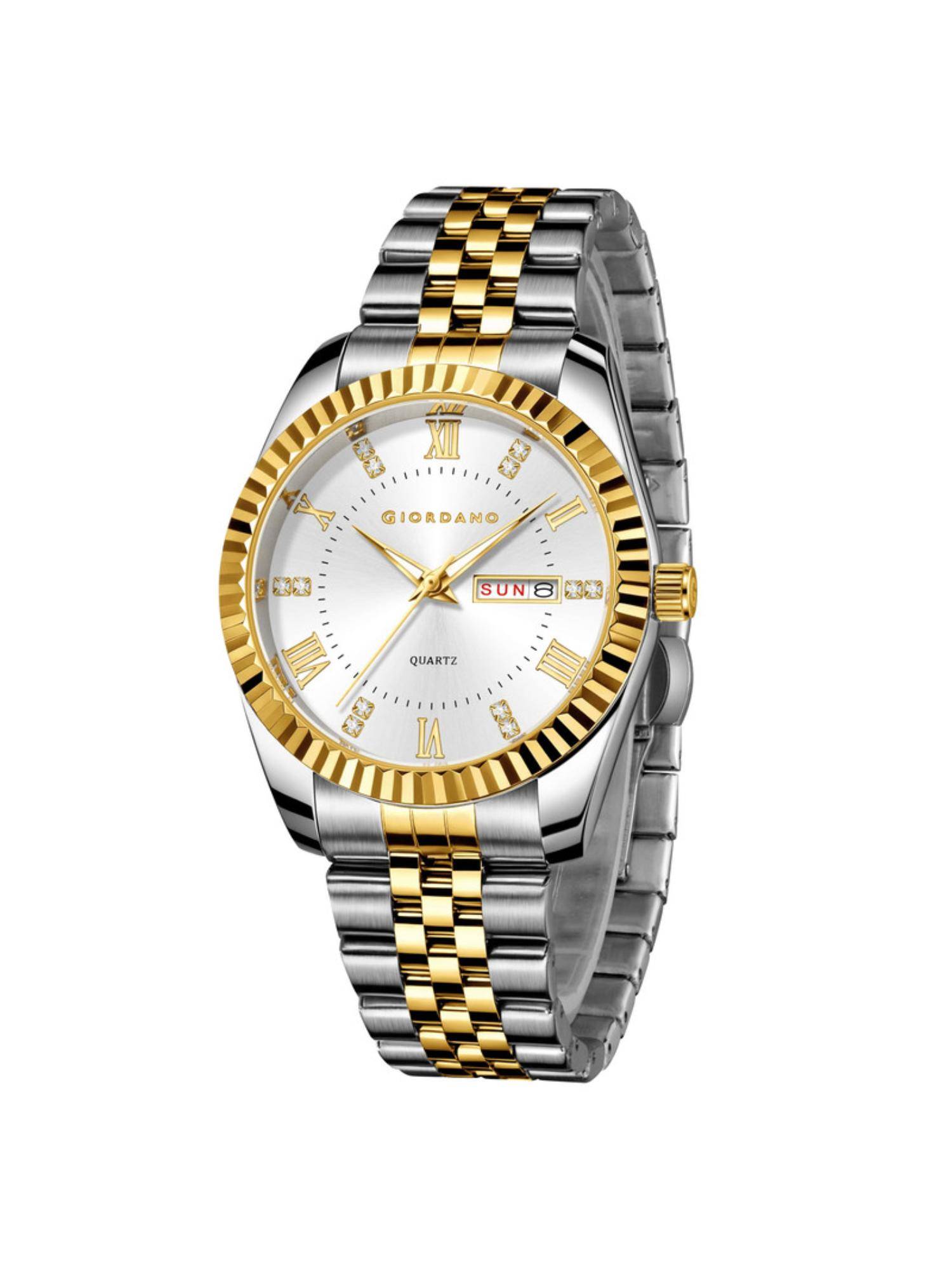 Giordano Men White Dial Analog Watch - GZ-50173 (M)