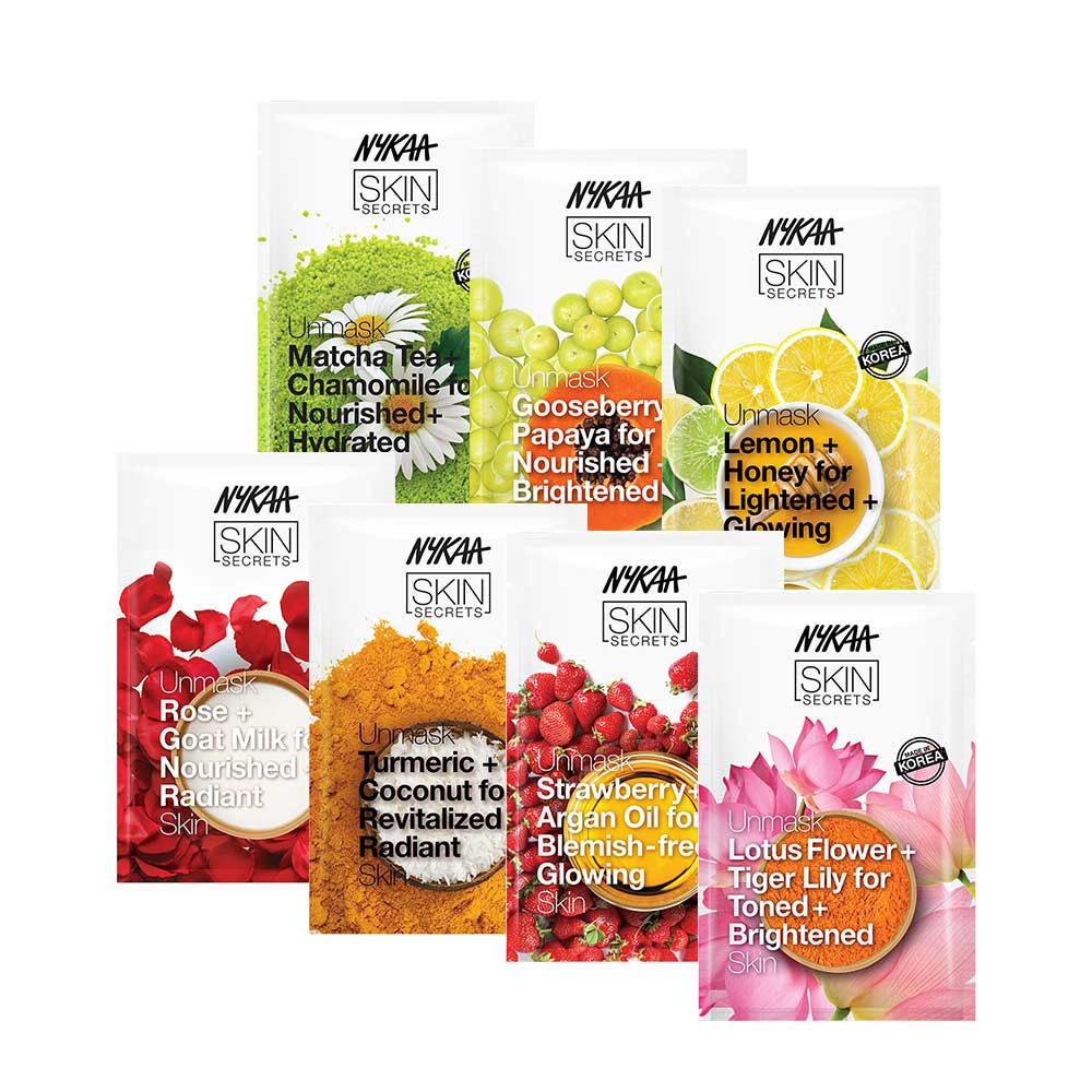 Nykaa Mask Sheet Combo 1 Brightening Buy Nykaa Mask Sheet Combo 1