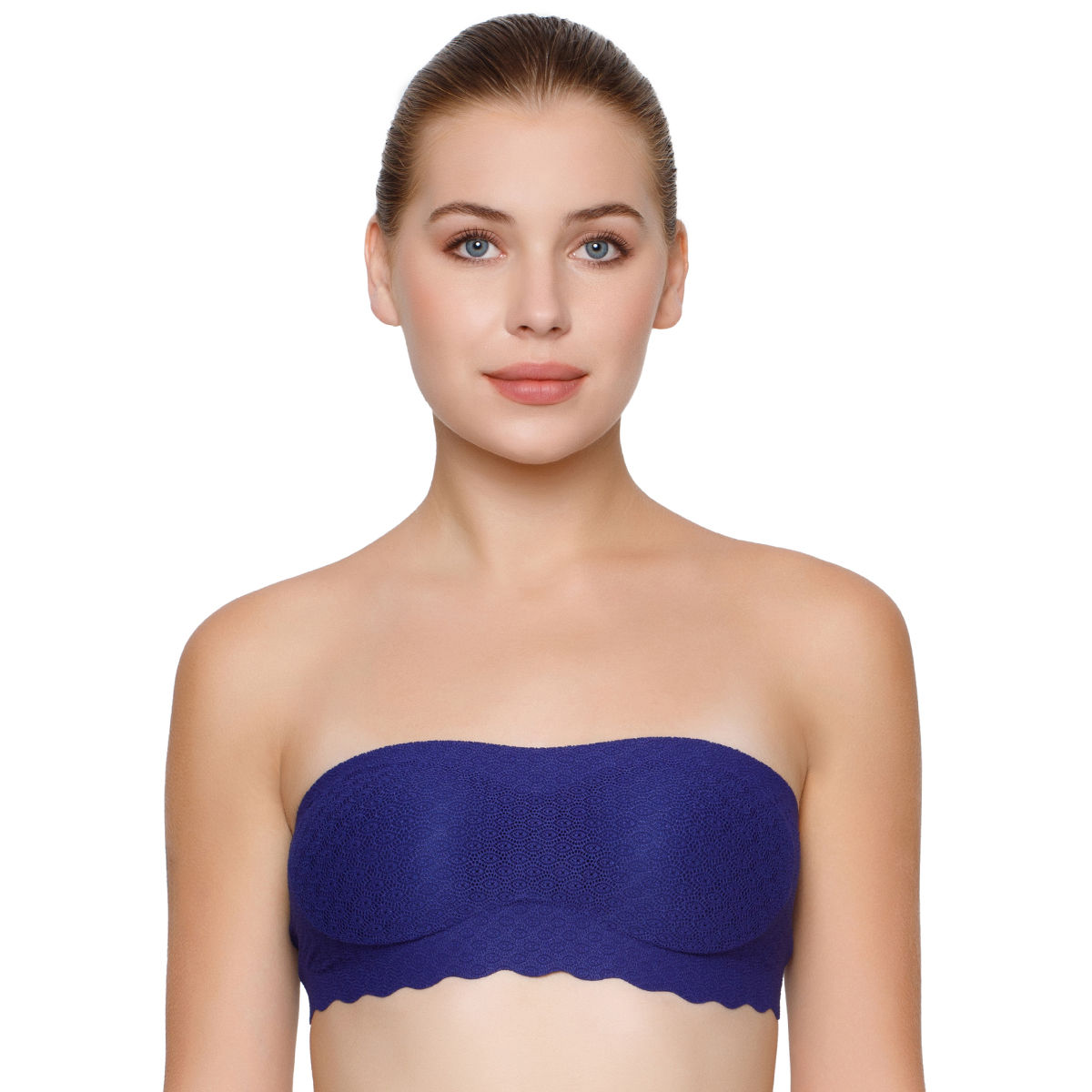 Buy Sloggi Zero Feel Seamless Padded Wireless Lace Bandeau - Black at  Rs.2099 online