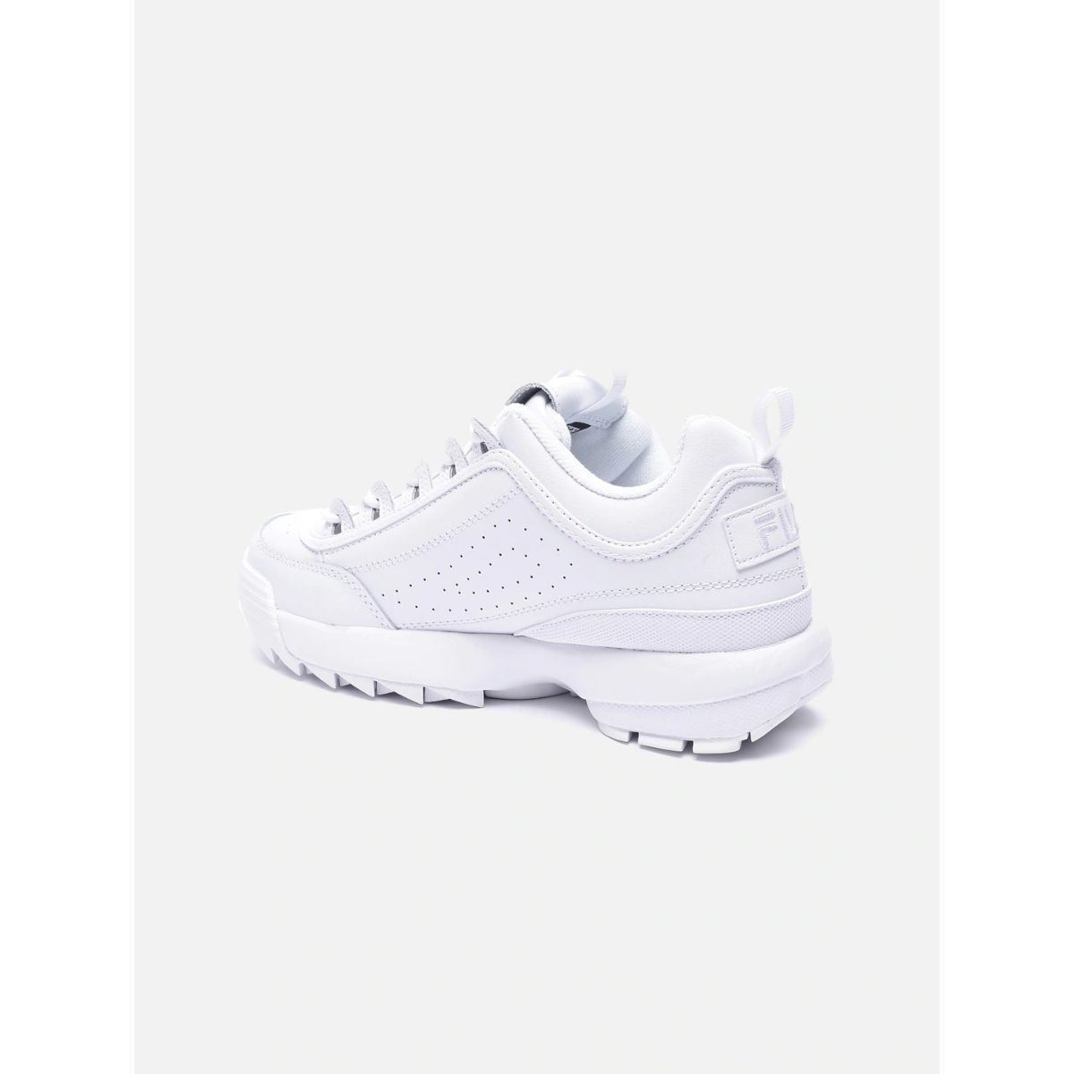 Fila plain cheap white sneakers