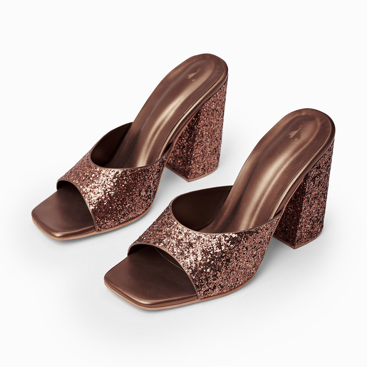 Bronze hotsell block heels
