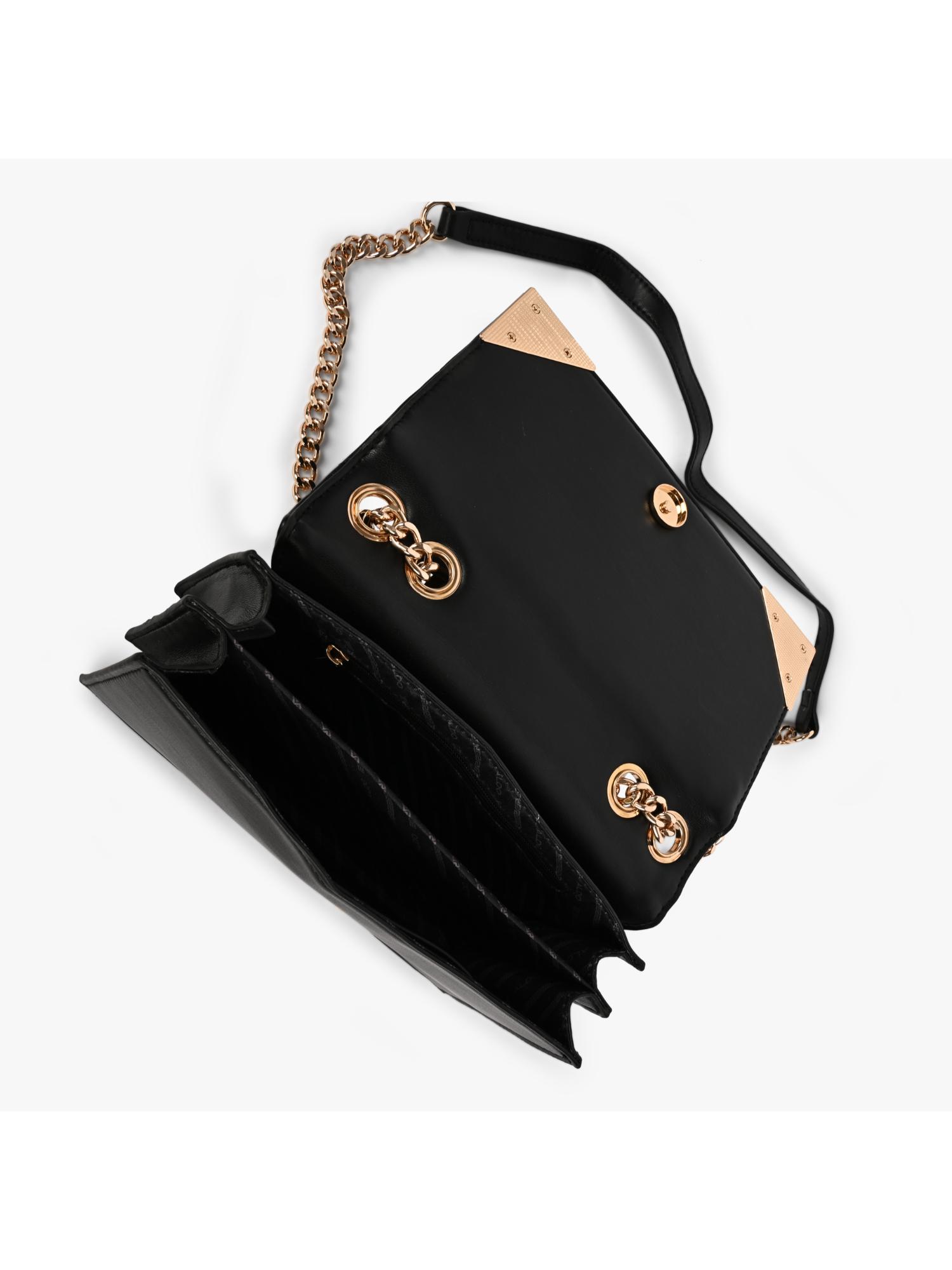 Buy Aldo Amika001 Black Women Satchel Online
