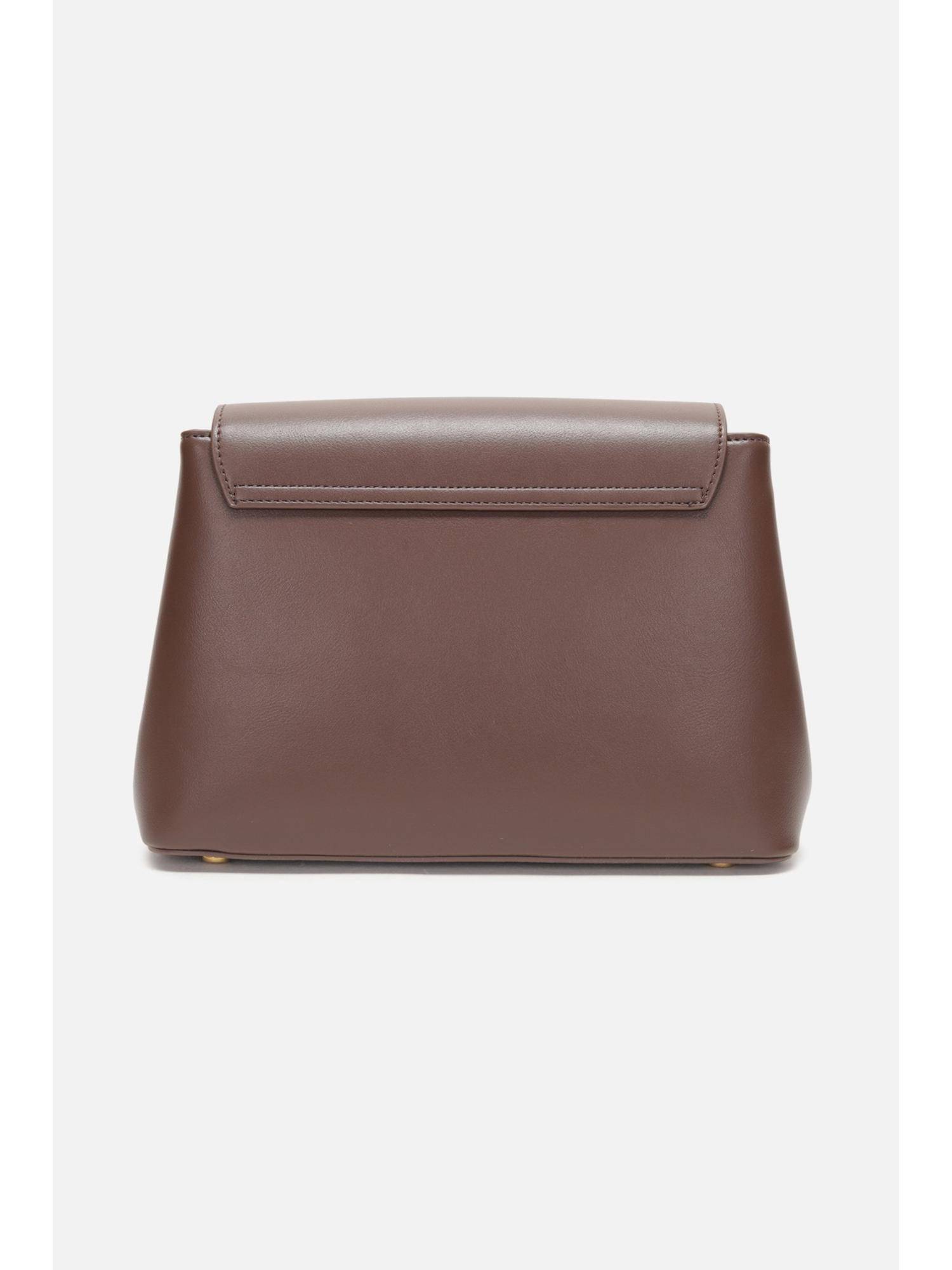 Buy Allen Solly Women Brown Casual Sling Bag with Detachable Strap Online