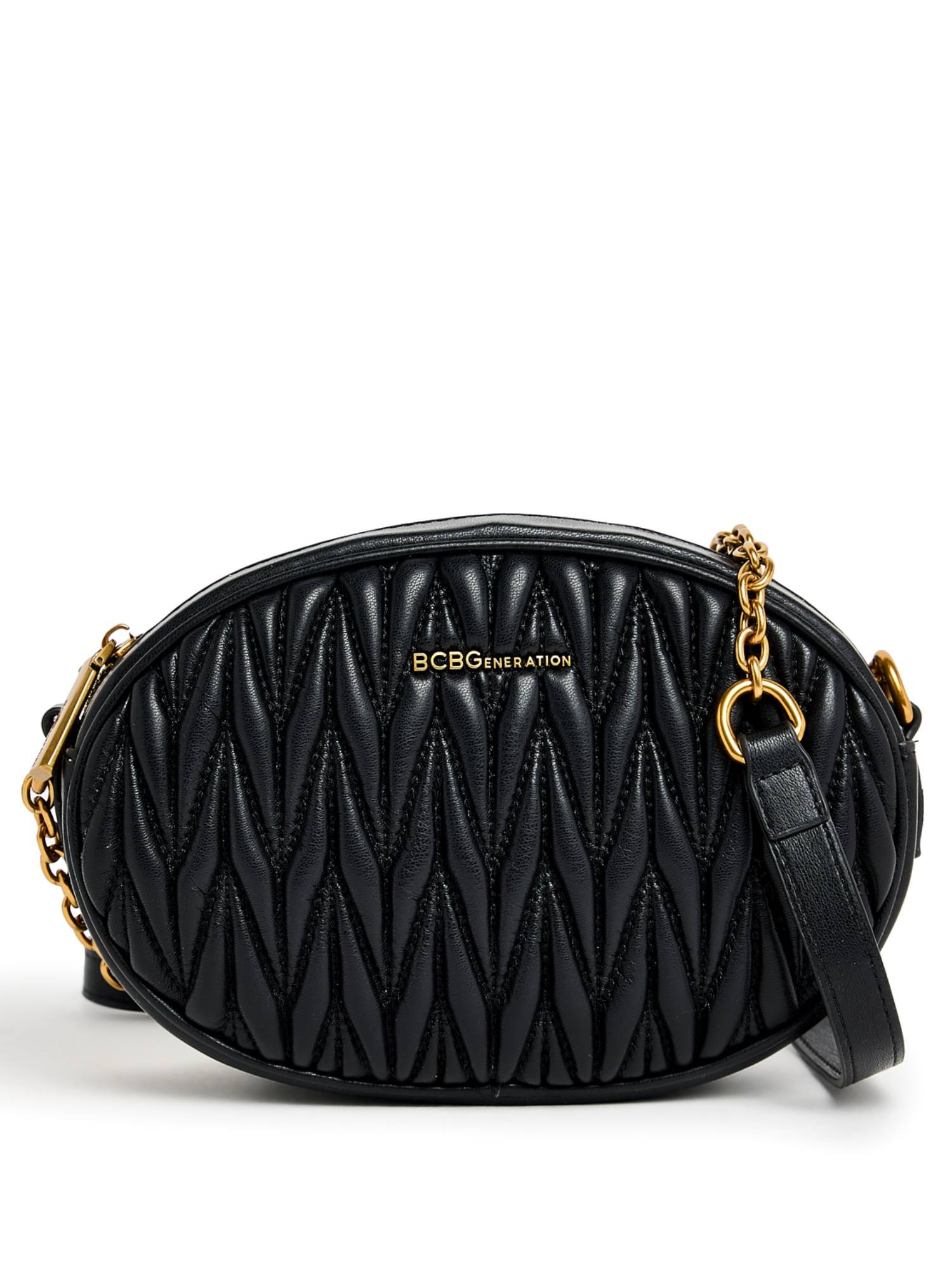 BCBG Black Quilted Crossbody Bag