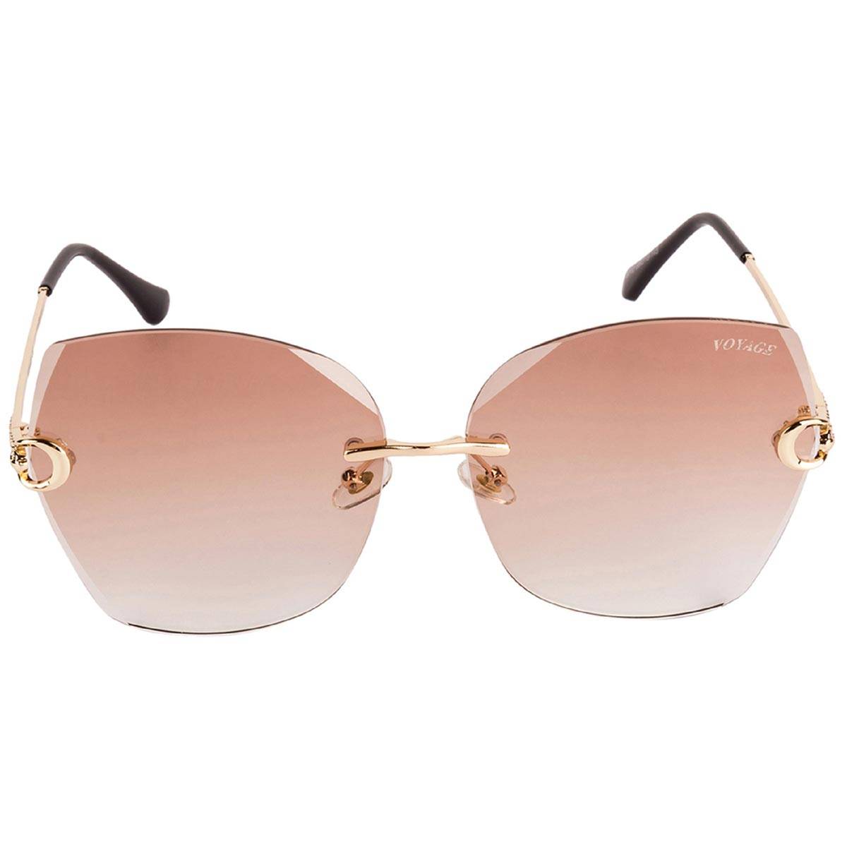 Voyage Brown Oversized Sunglasses-S012MG2881