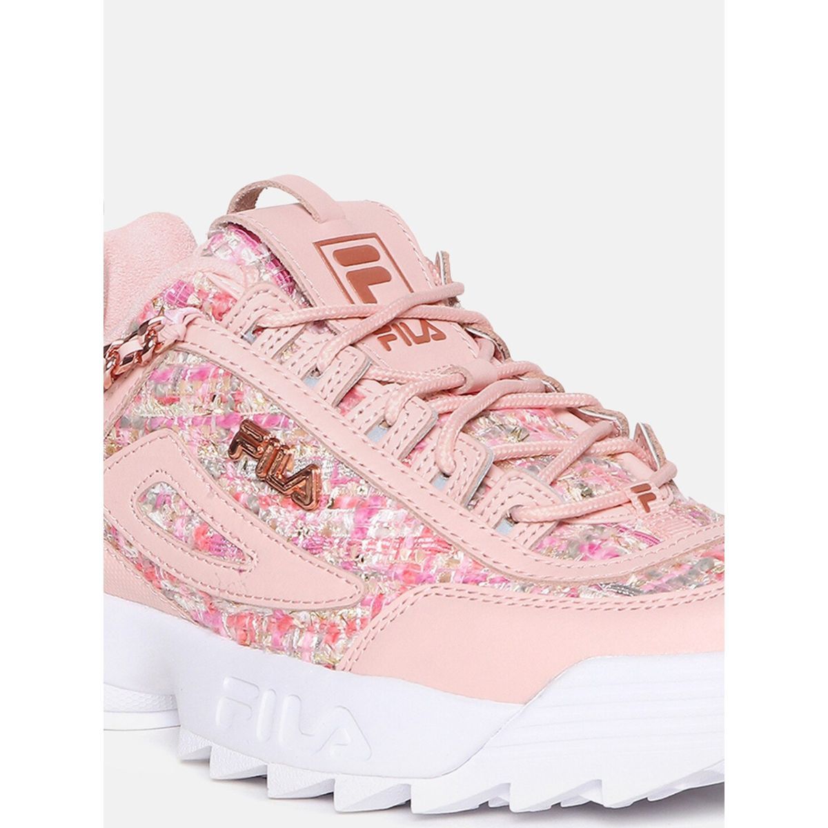 Fila women's disruptor 2 lux leather sale sneakers