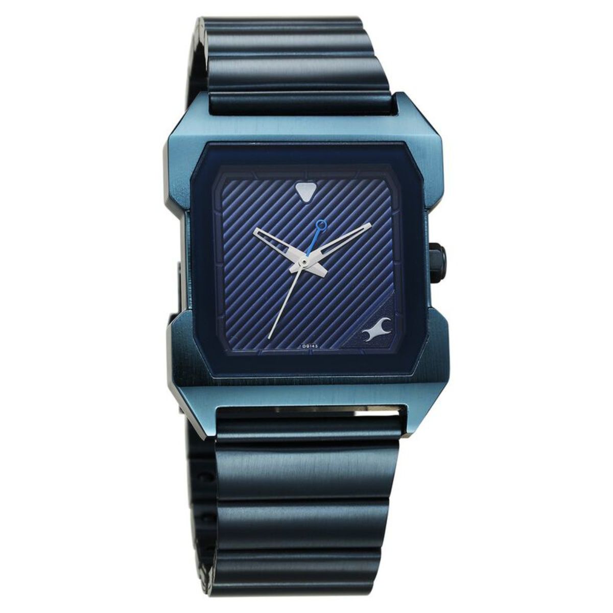 Buy Fastrack Pulse II Navy Blue Dial Stainless Steel Analog Watch 1474QM01 Online