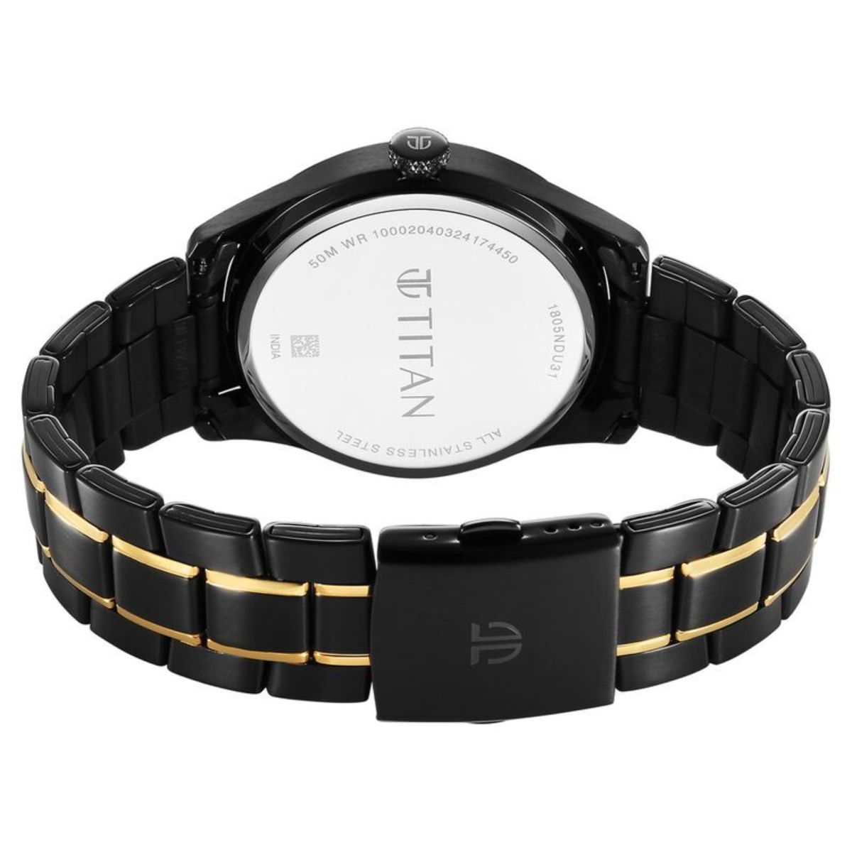 Buy Titan Regalia Opulent V Black Dial Stainless Steel Analog Watch 1805KM10 Online