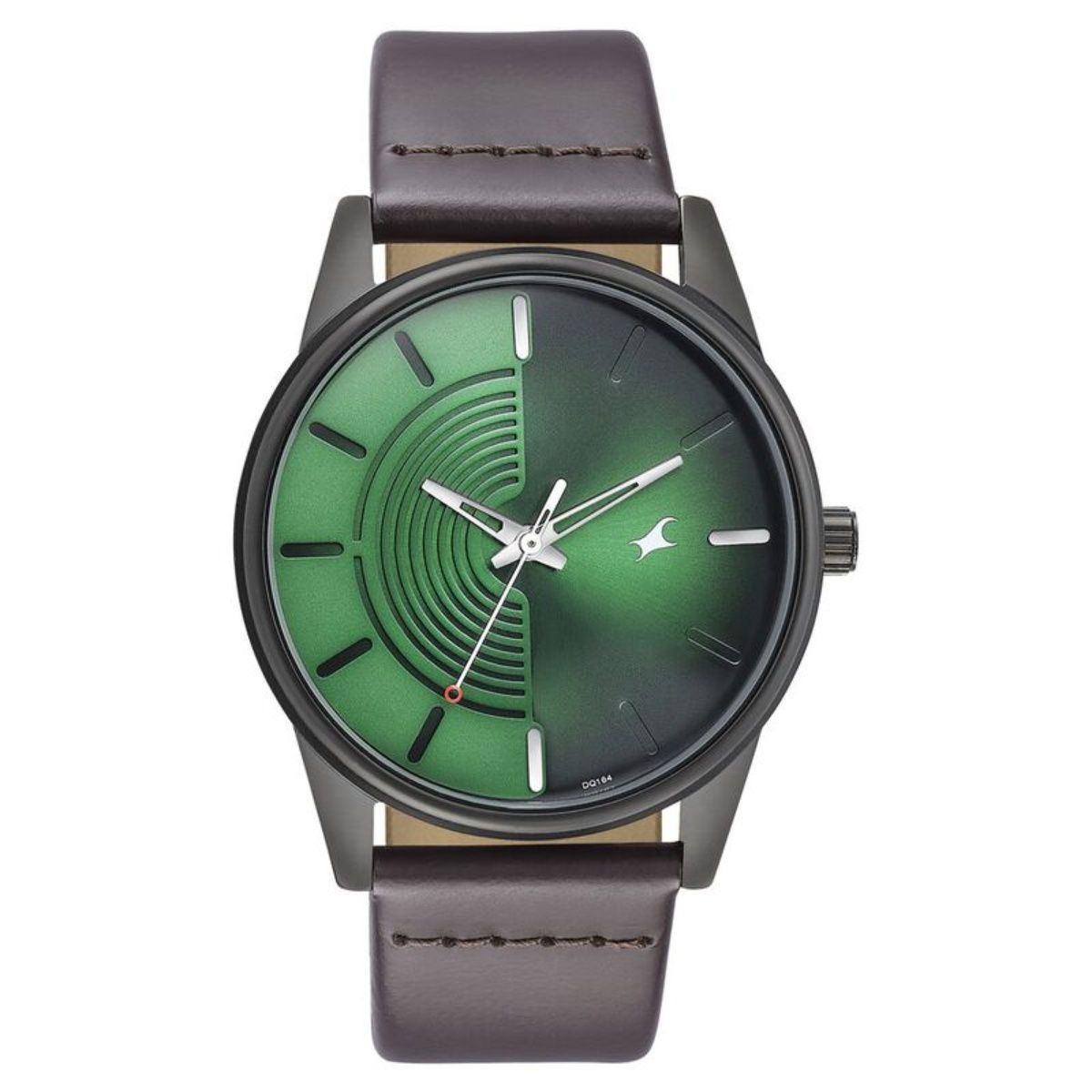 Buy Fastrack Stunner 8.0 Green Dial Leather Analog Watch 3305NL01 Online