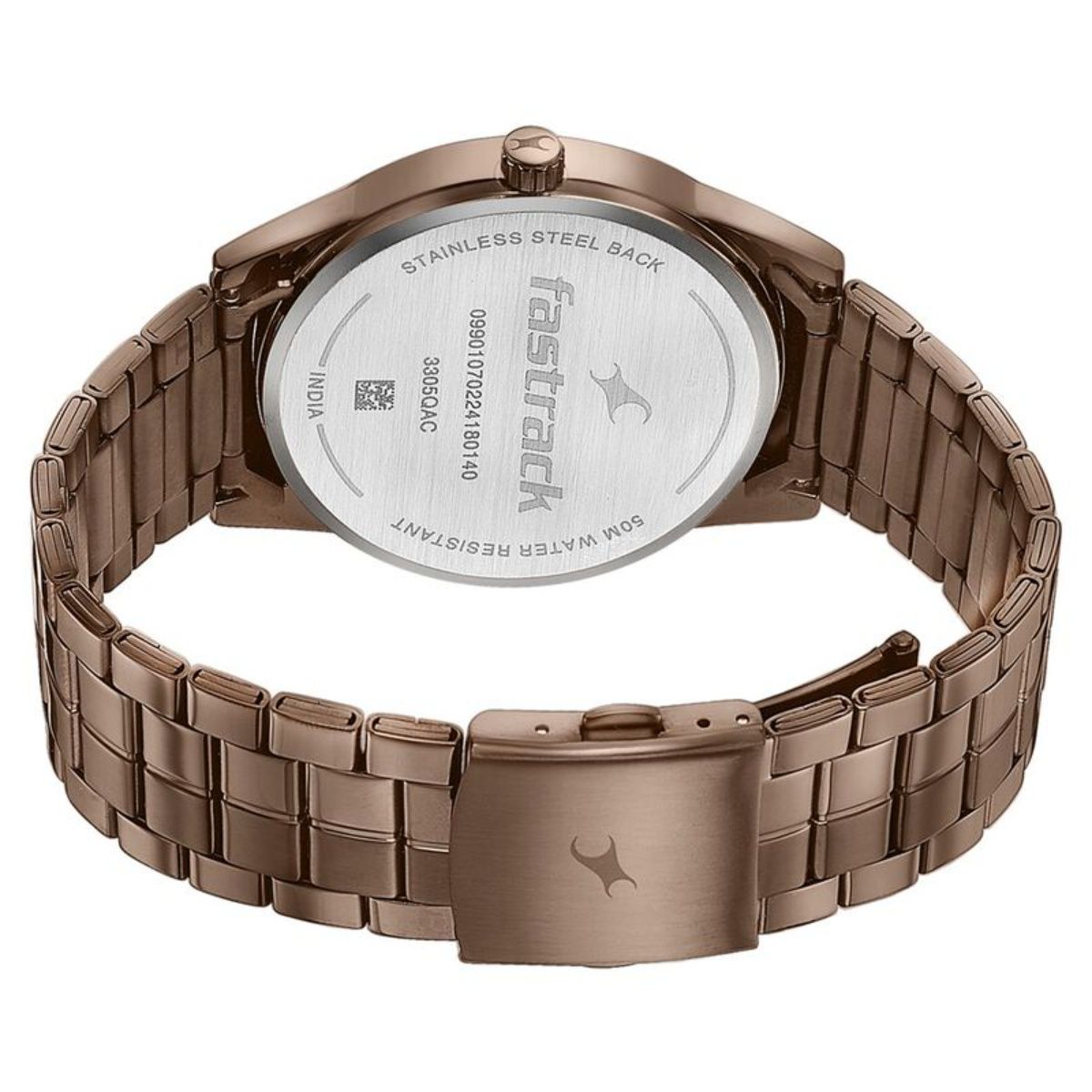Fastrack stainless steel back water resistant discount
