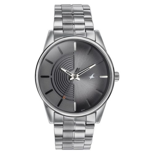 Buy Fastrack Stunner Grey Dial Stainless Steel Analog Watch