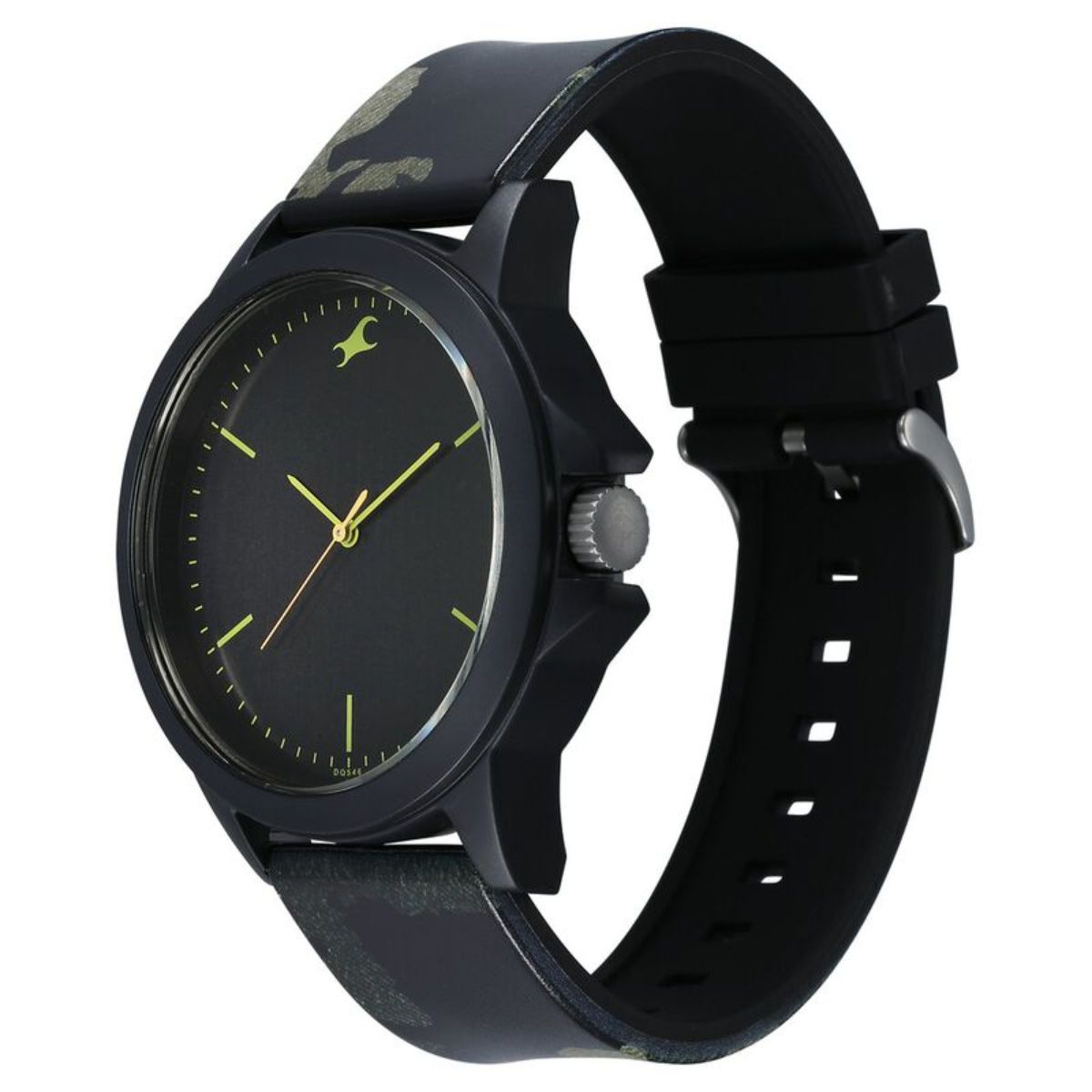 Buy Fastrack Tees Urbanique Black Dial Silicon Analog Watch 38024PP76W Online