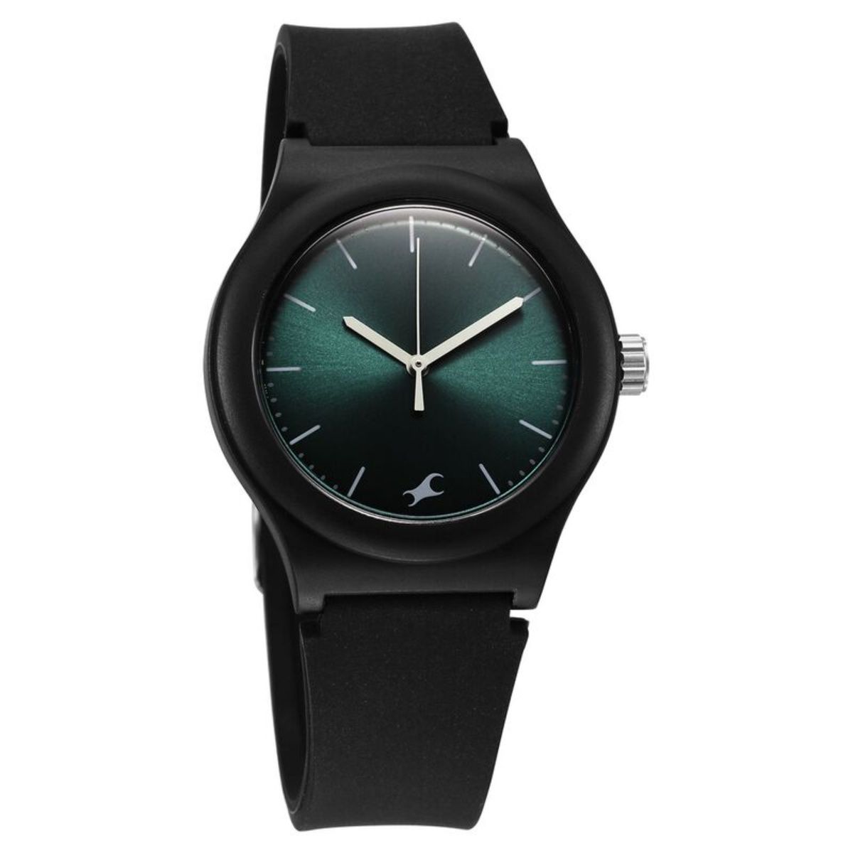 Buy Fastrack Tees Urbanique Green Dial Silicon Analog Watch 38037PP23W Online