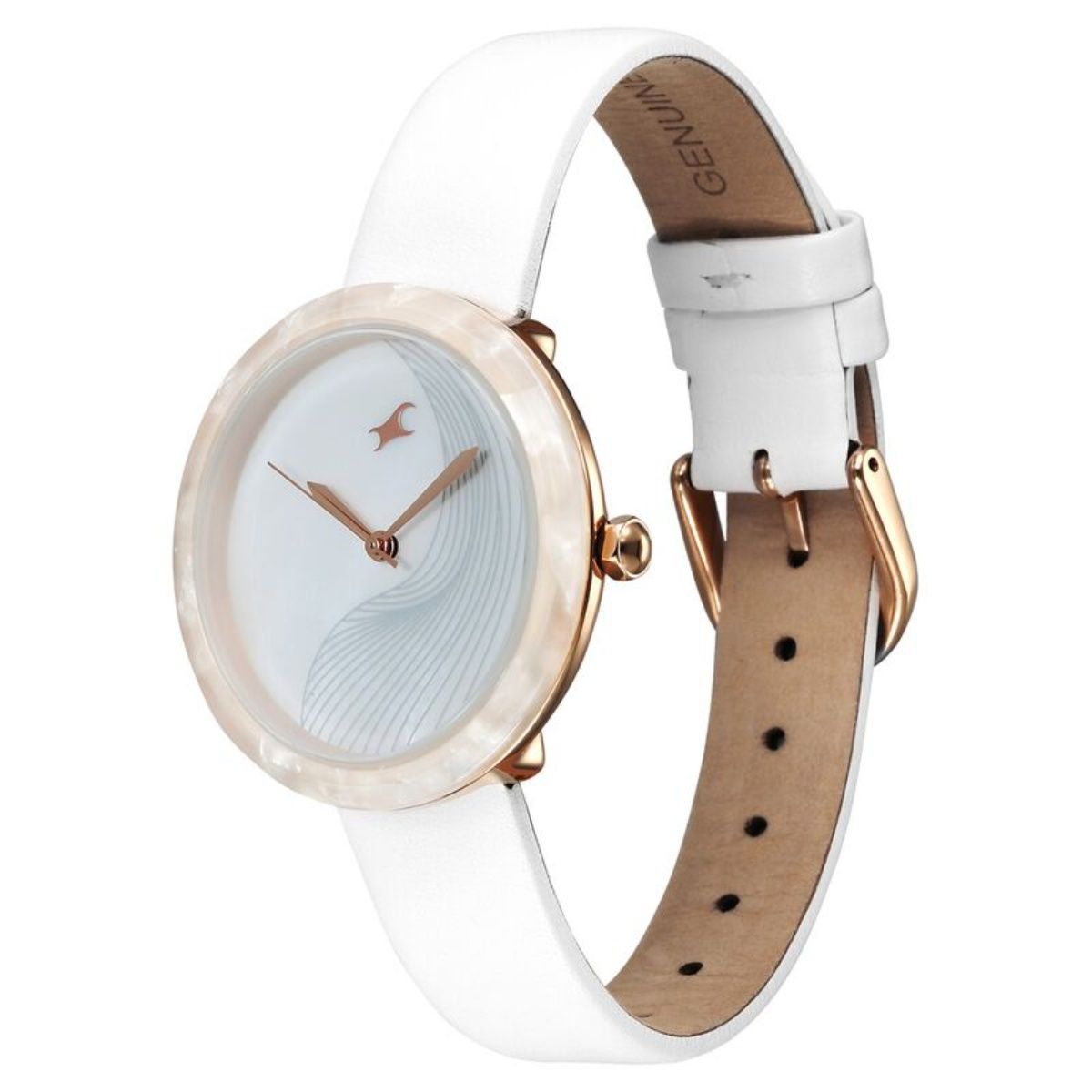 Fastrack white belt watch sales