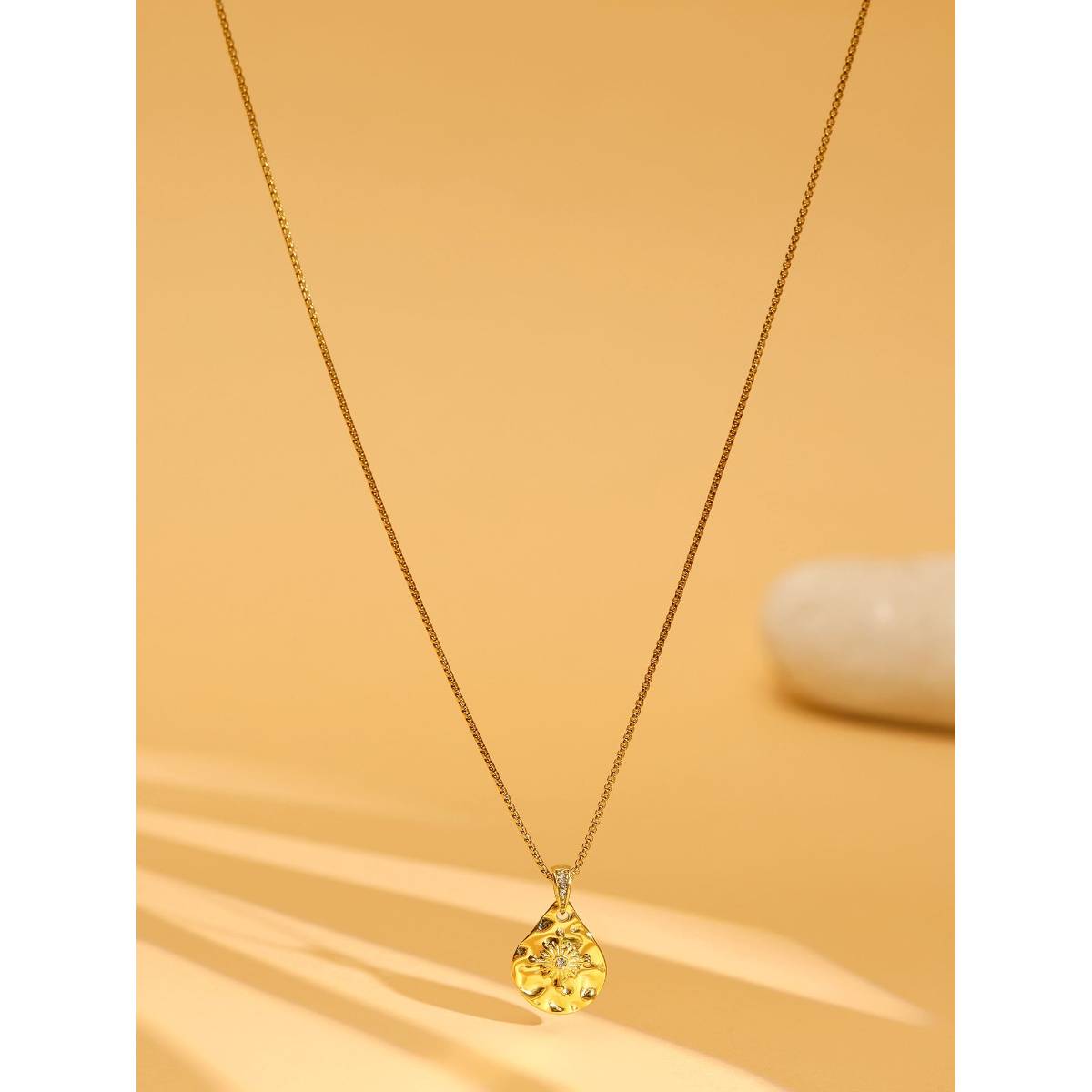 Ruby Raang Studio Gold Plated Necklace -Gold