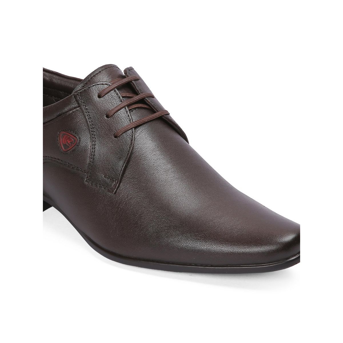 Buy Red Chief Brown Leather Derby Shoes Online