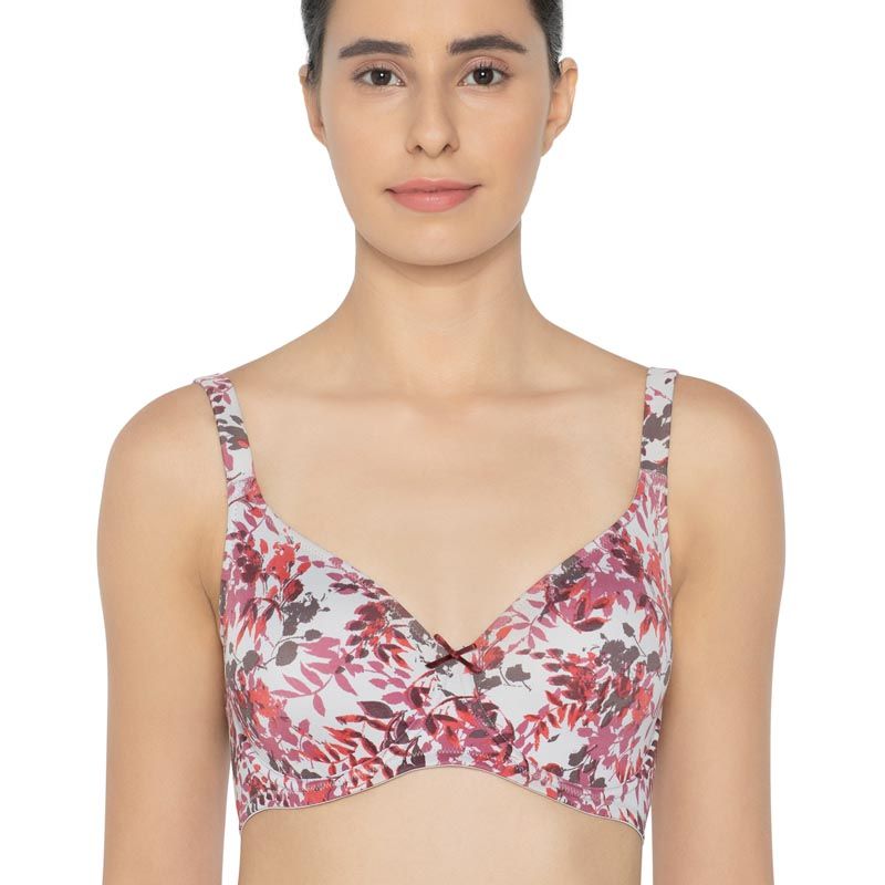 Buy Triumph Non Padded Wired Floral Print Minimizer Bra - Multi-Color Online