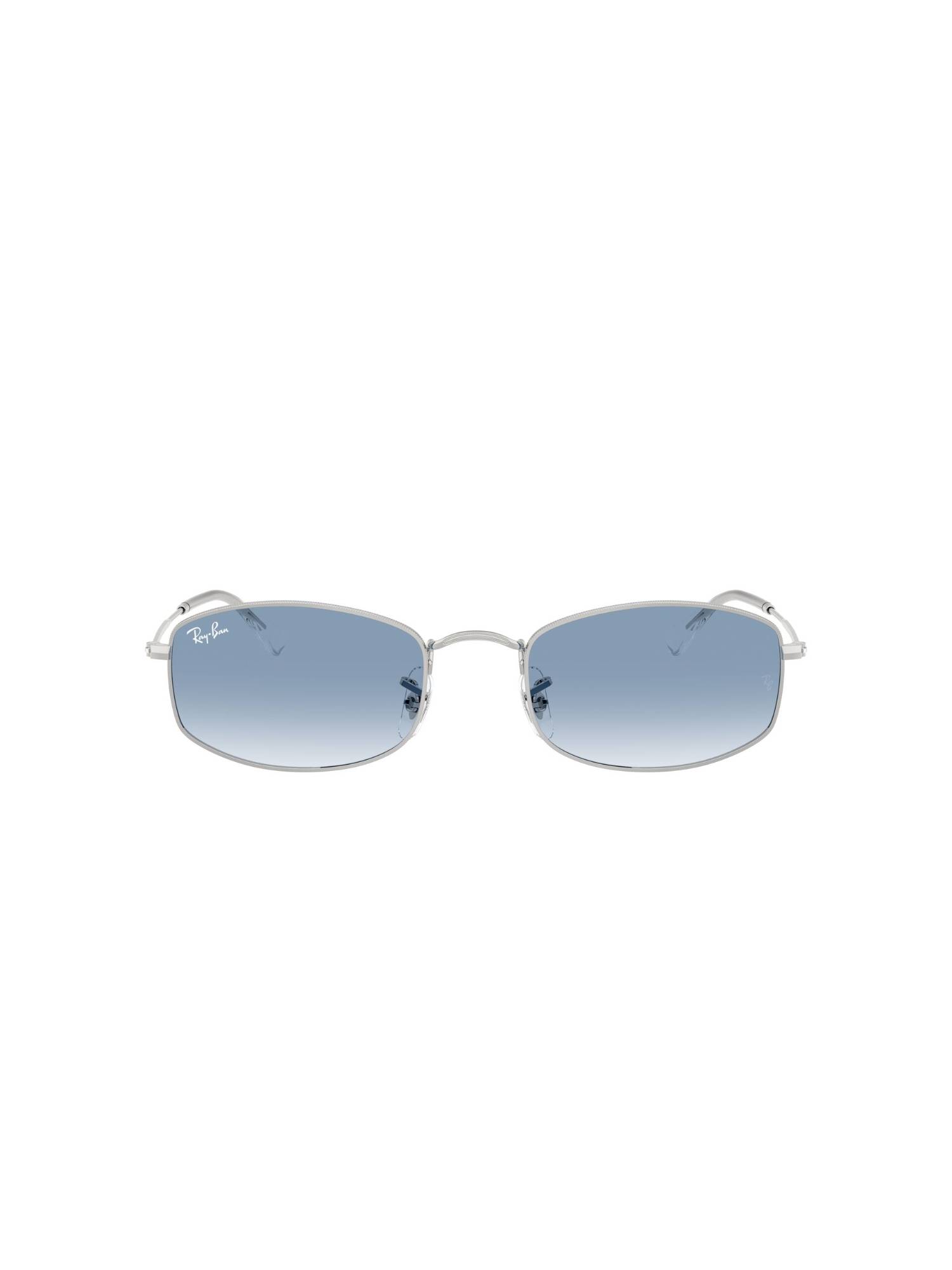 Ray-Ban Unisex Gradient Blue Lens Oval Sunglasses - 0RB3832003/3F55 (145)
