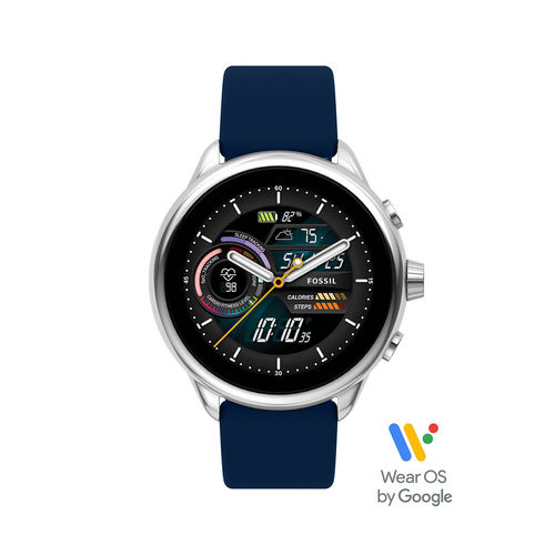 Buy Fossil Gen Display Wellness Edition Blue Smartwatch FTW4070