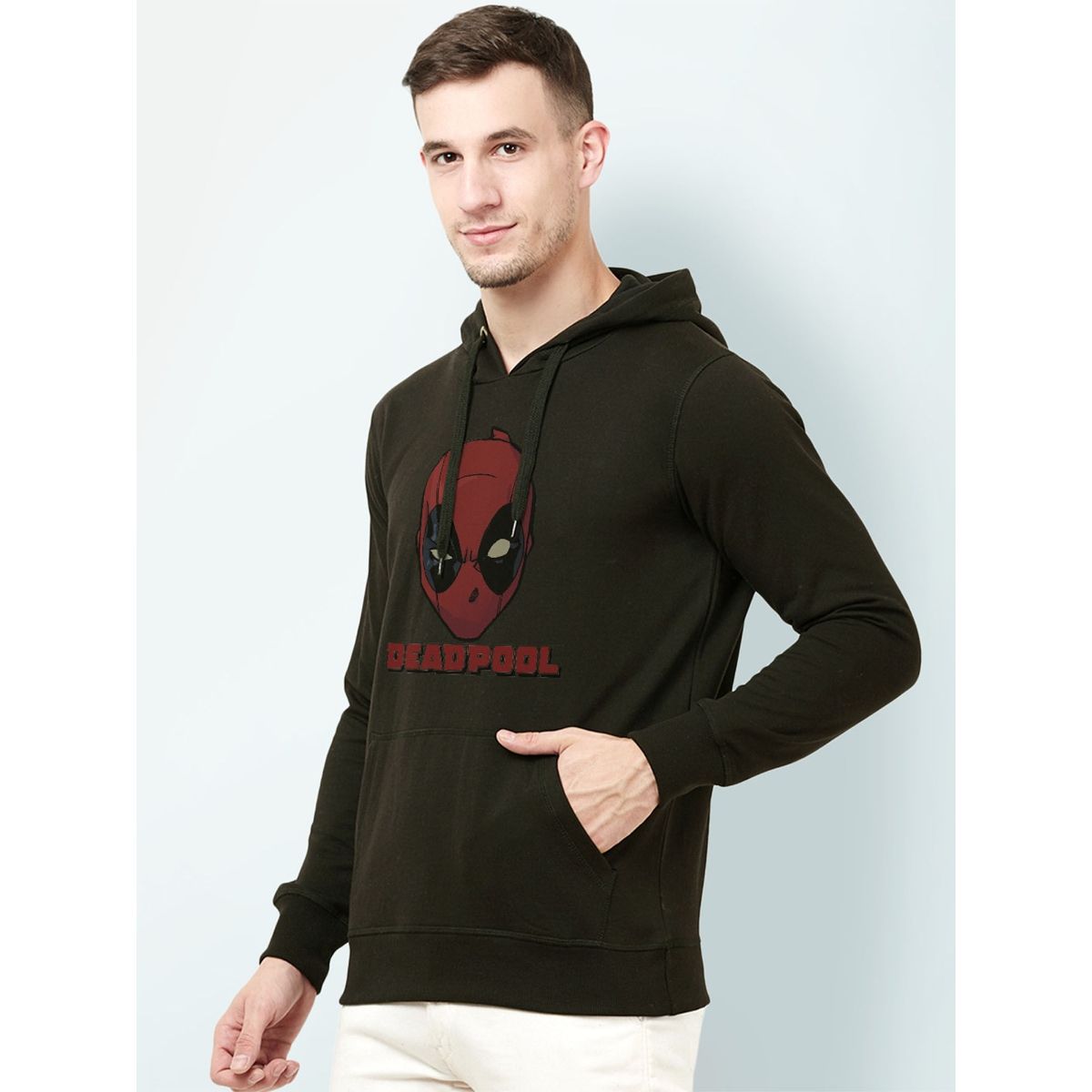 Free Authority Olive Deadpool Printed Hoodie Buy Free Authority