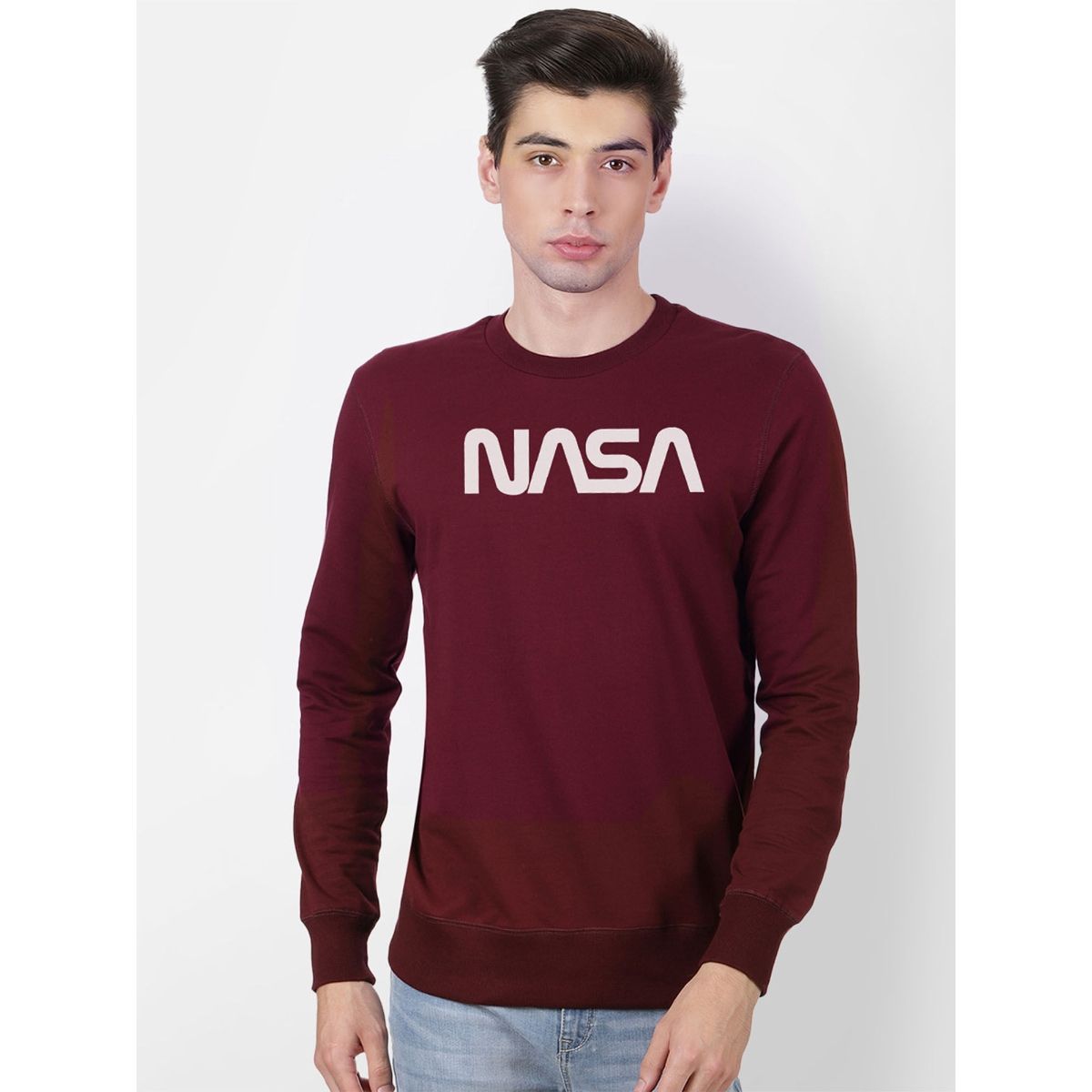Maroon nasa best sale sweatshirt