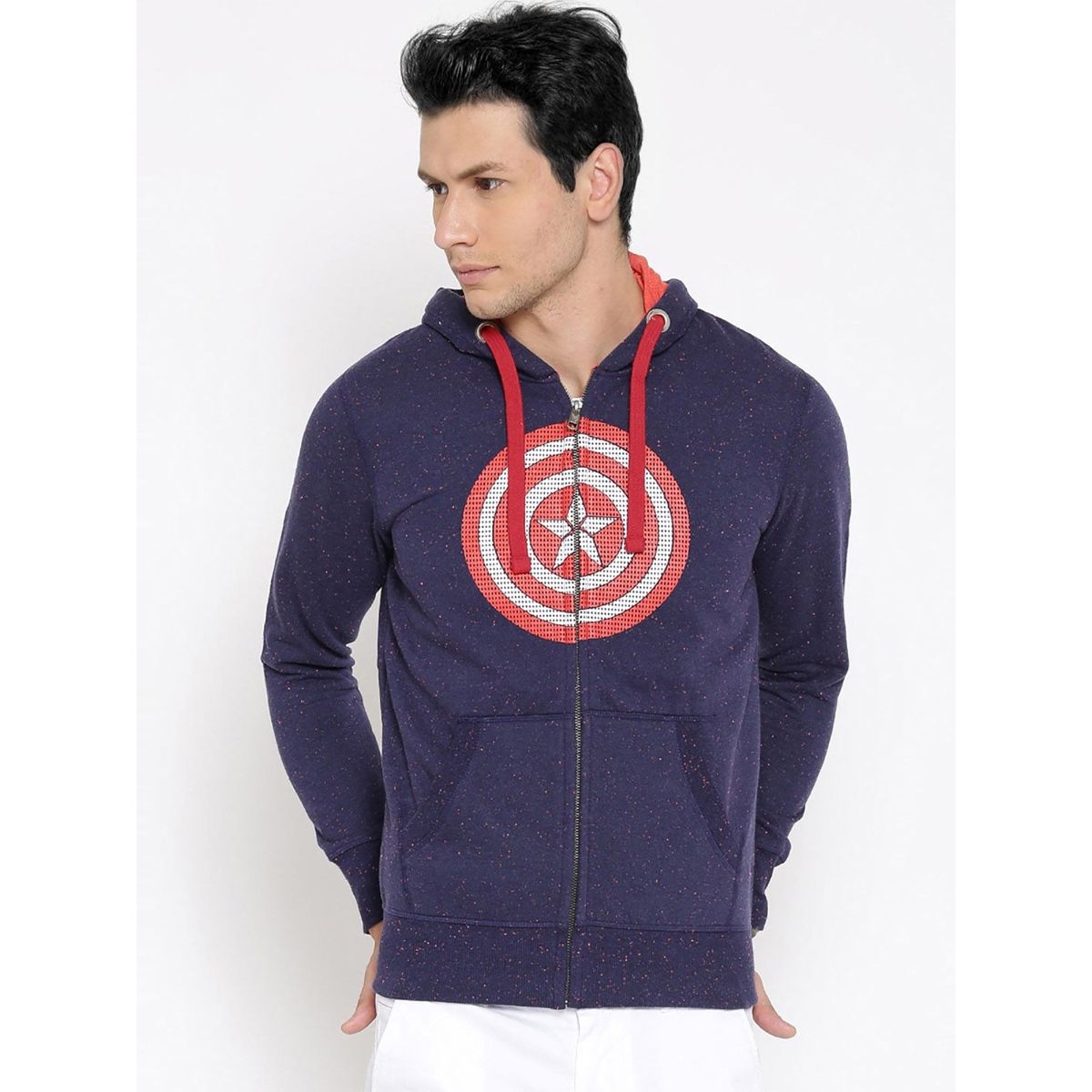 Captain america zipper outlet hoodie