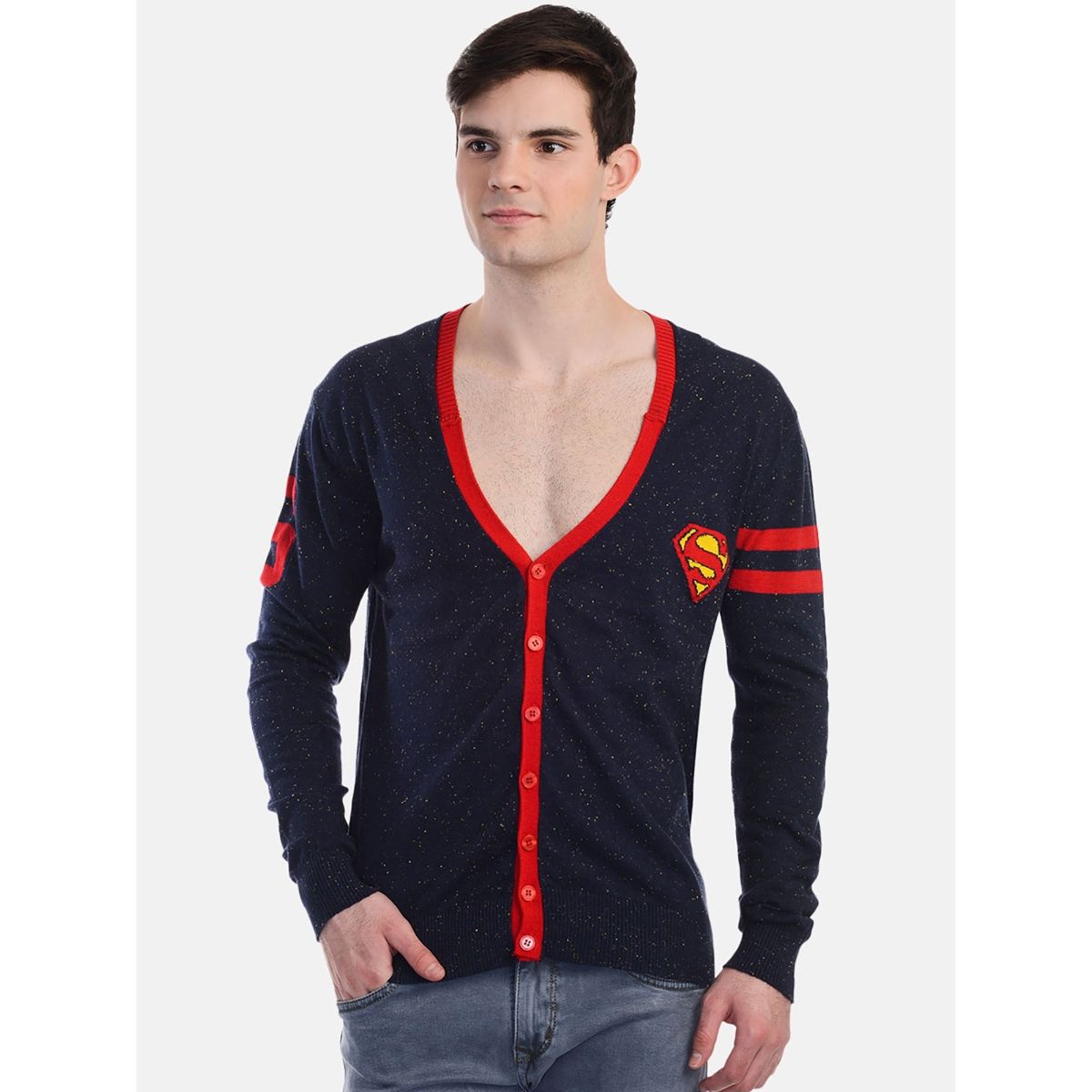 Superman cardigan hotsell