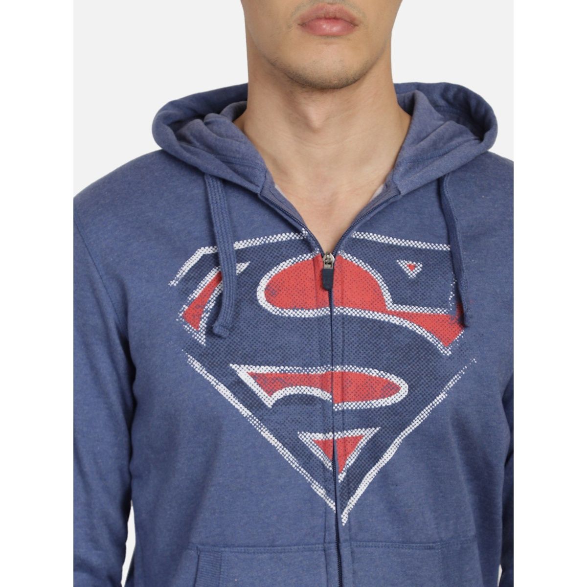 Superman zipper hoodie outlet