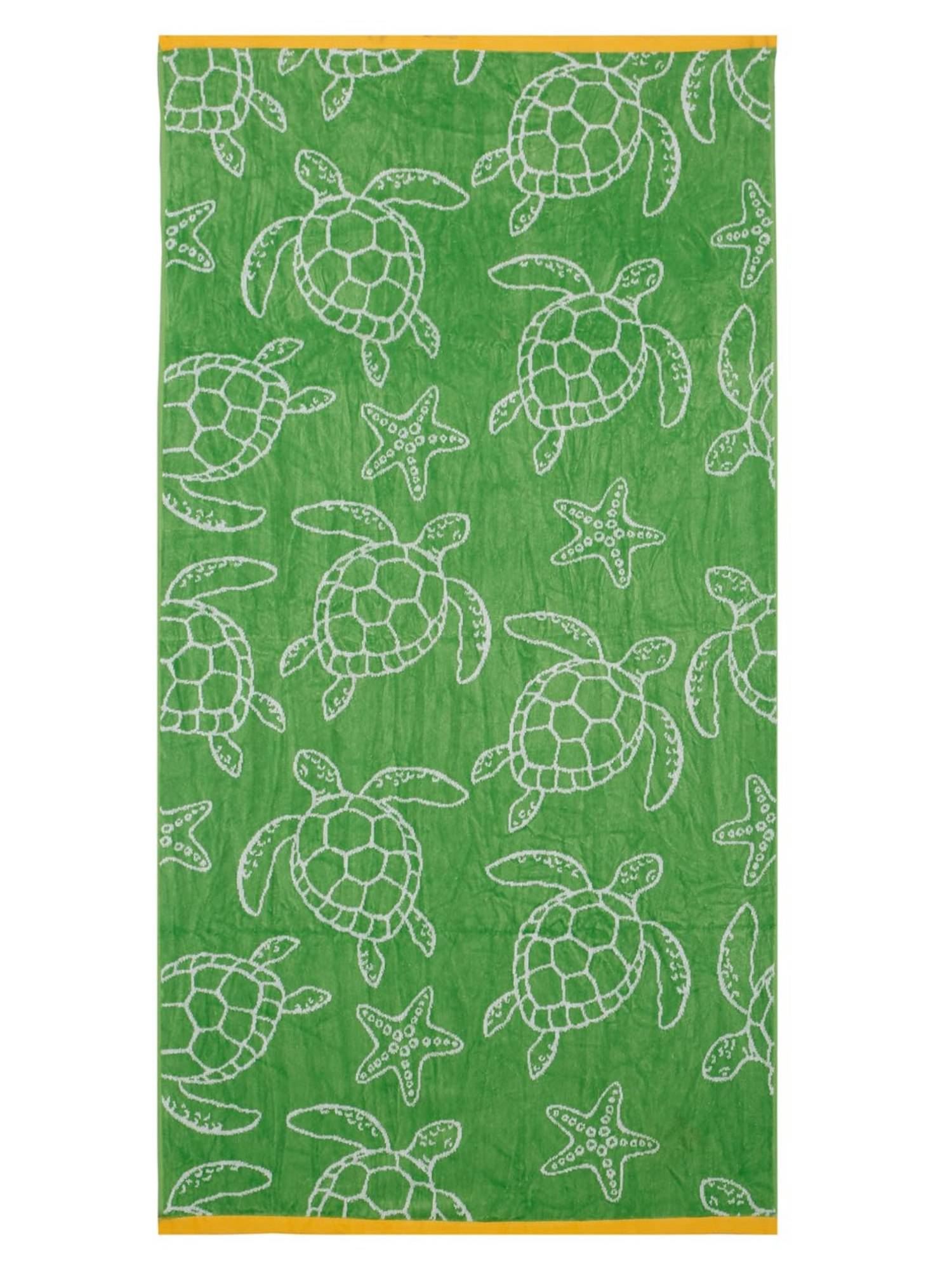 Creeva Ocean Friends Beach Towel Turtle & Starfish