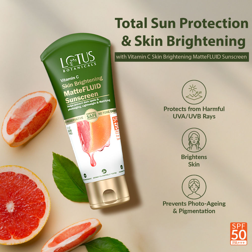 Lotus Botanicals Vitamin C Matte Fluid Sunscreen Buy Lotus Botanicals