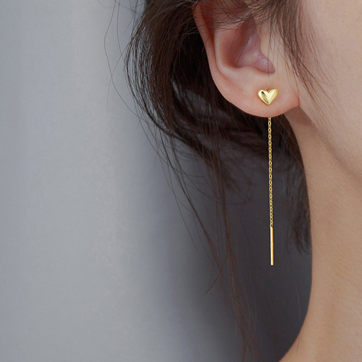 Dew Drop Waterfall Statement Earrings - Gold | Phoebe Coleman