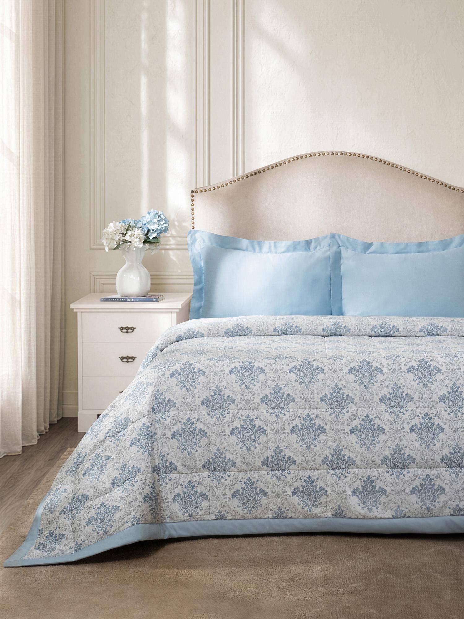Maspar 100% Cotton Super Soft Summer Ac Room 100 Gsm Double Bed Quilt