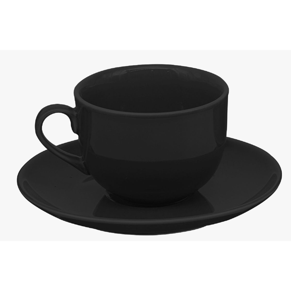 HITKARI POTTERIES Black Sea Cup Saucer Set Of 12Pc Buy HITKARI POTTERIES Black Sea Cup Saucer