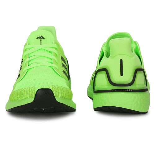 Buy adidas Ultraboost 20 Green Running Shoes (UK 3) Online