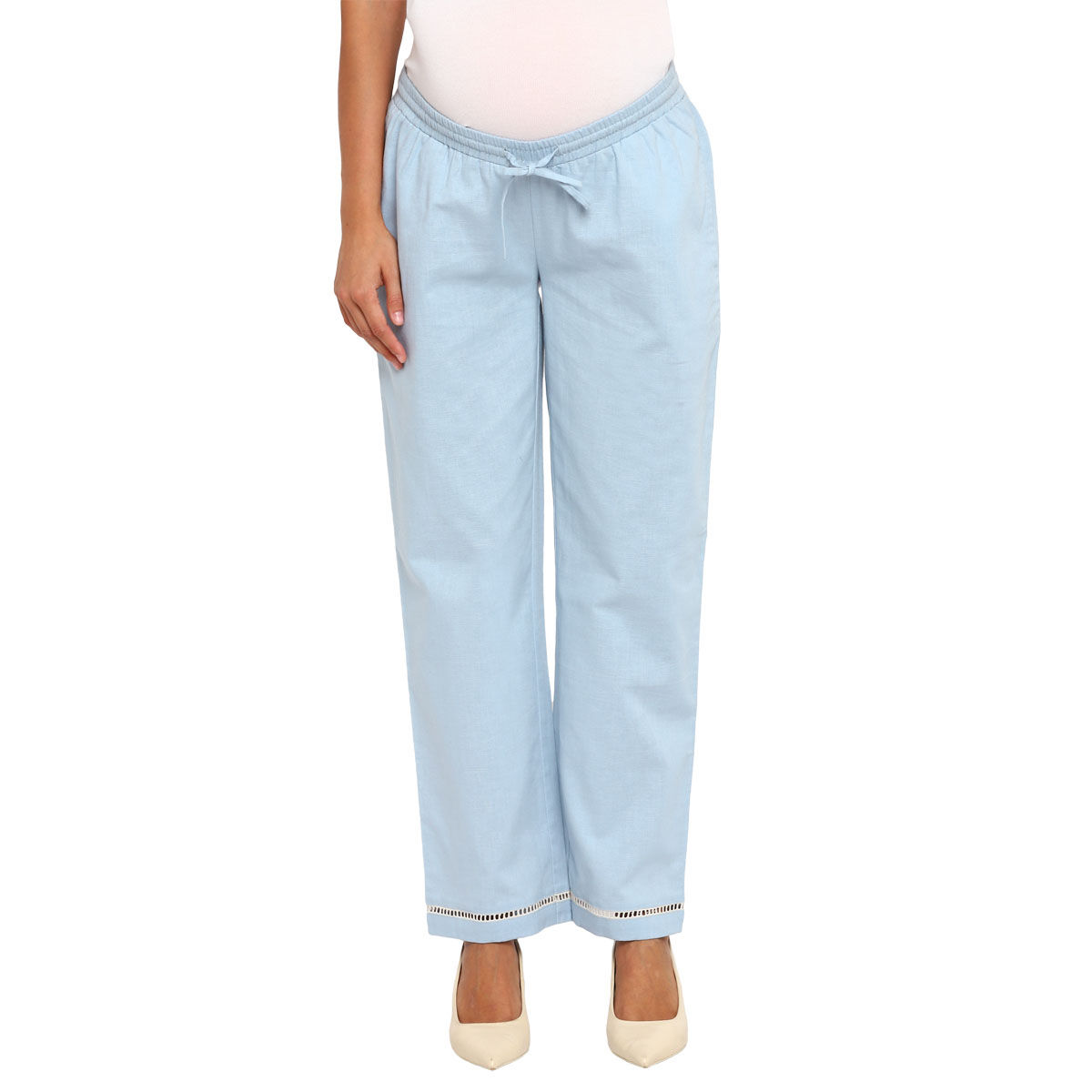 Buy Easy Feed Women's Regular Fit Grey Pants M at Amazon.in