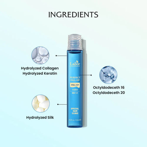 La'dor Perfect Hair Fill-Up (Korean Hair Ampoule) Protein Boost Treatment  for Dry Damaged Hair