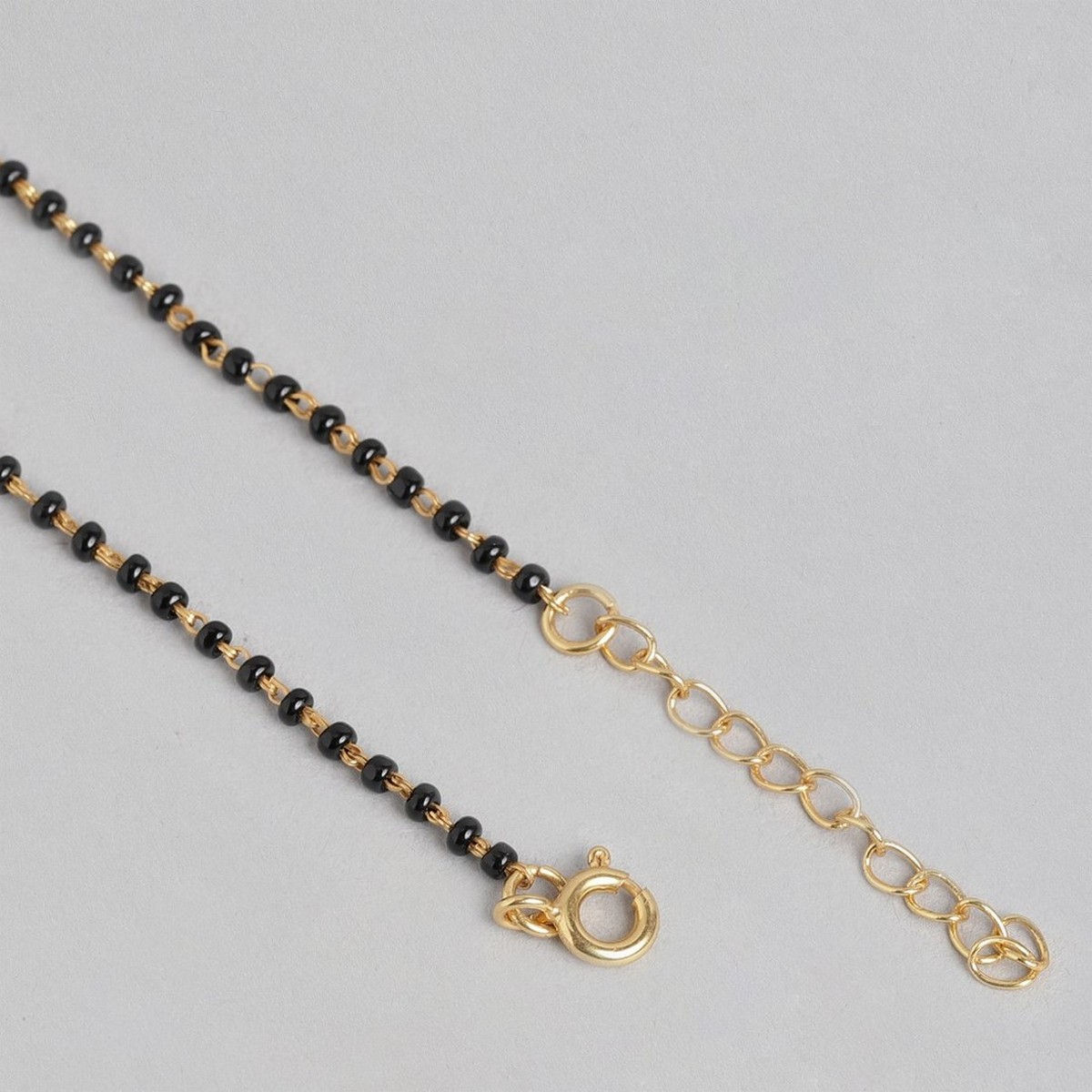 Buy Zavya Gold Plated Flower 925 Sterling Silver Mangalsutra Online