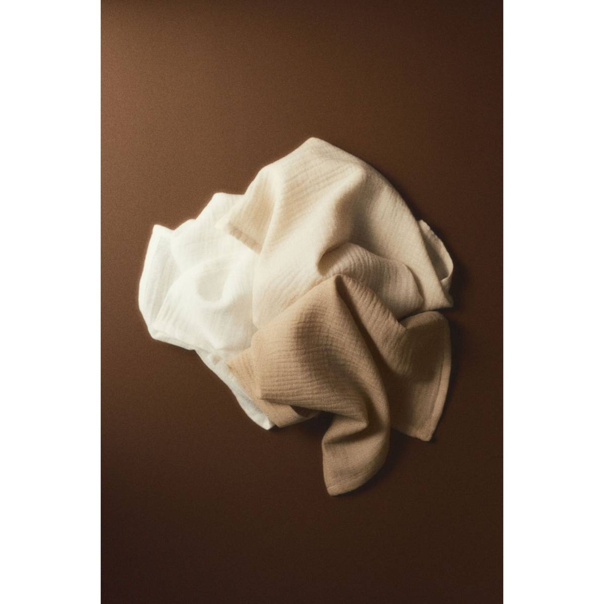 H&M Kids Beige 3-Pack Muslin Cloths